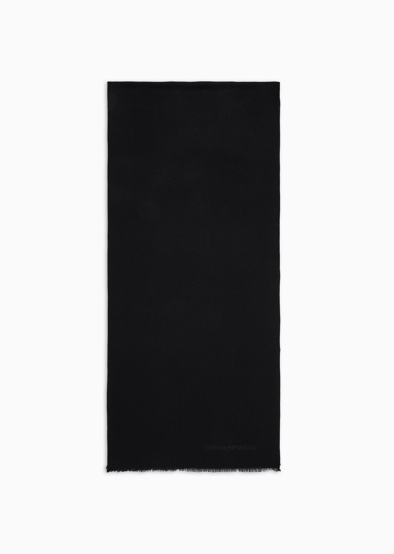 Stole with fringed edges - 1