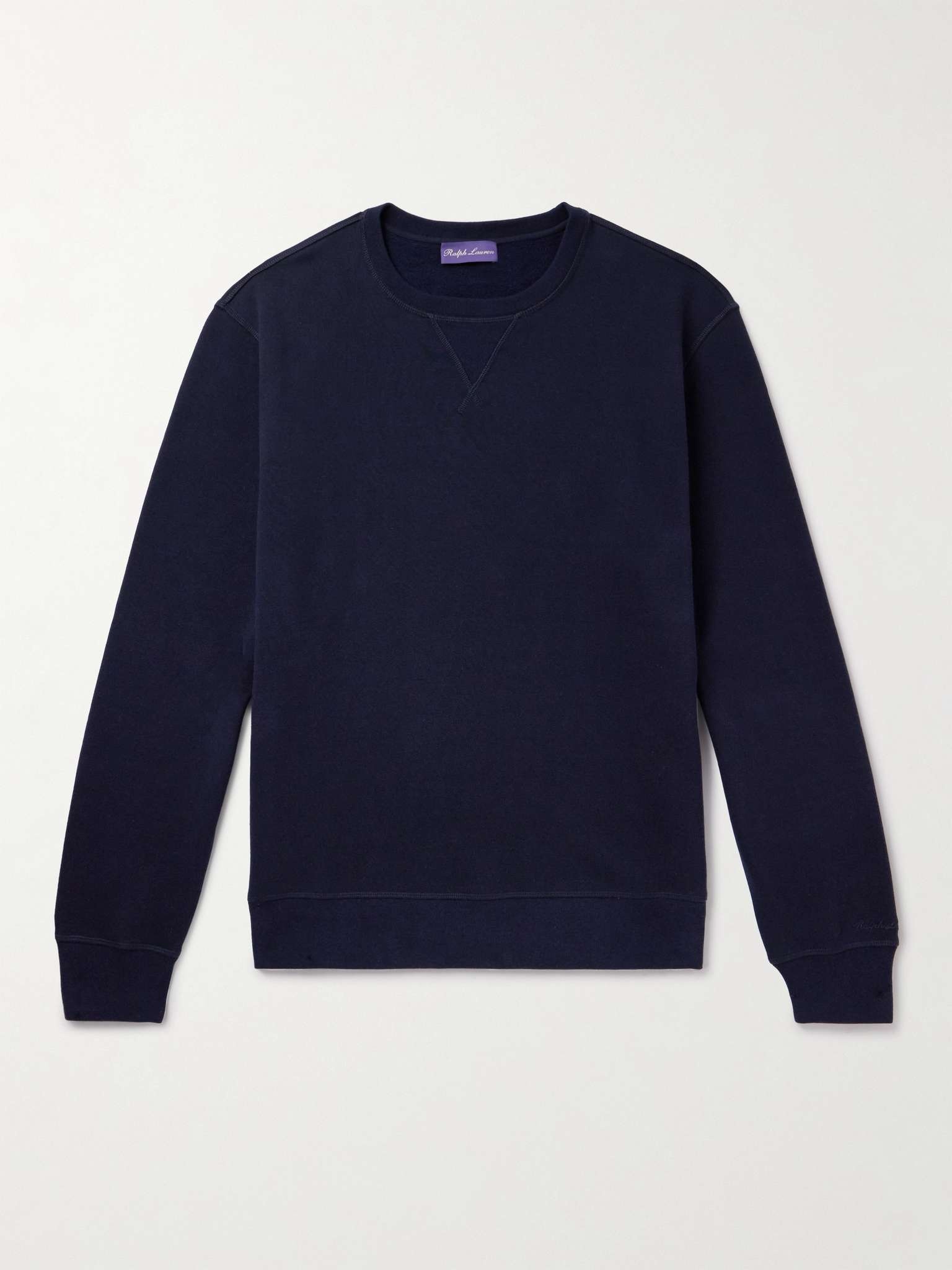 Cotton-Blend Jersey Sweatshirt - 1
