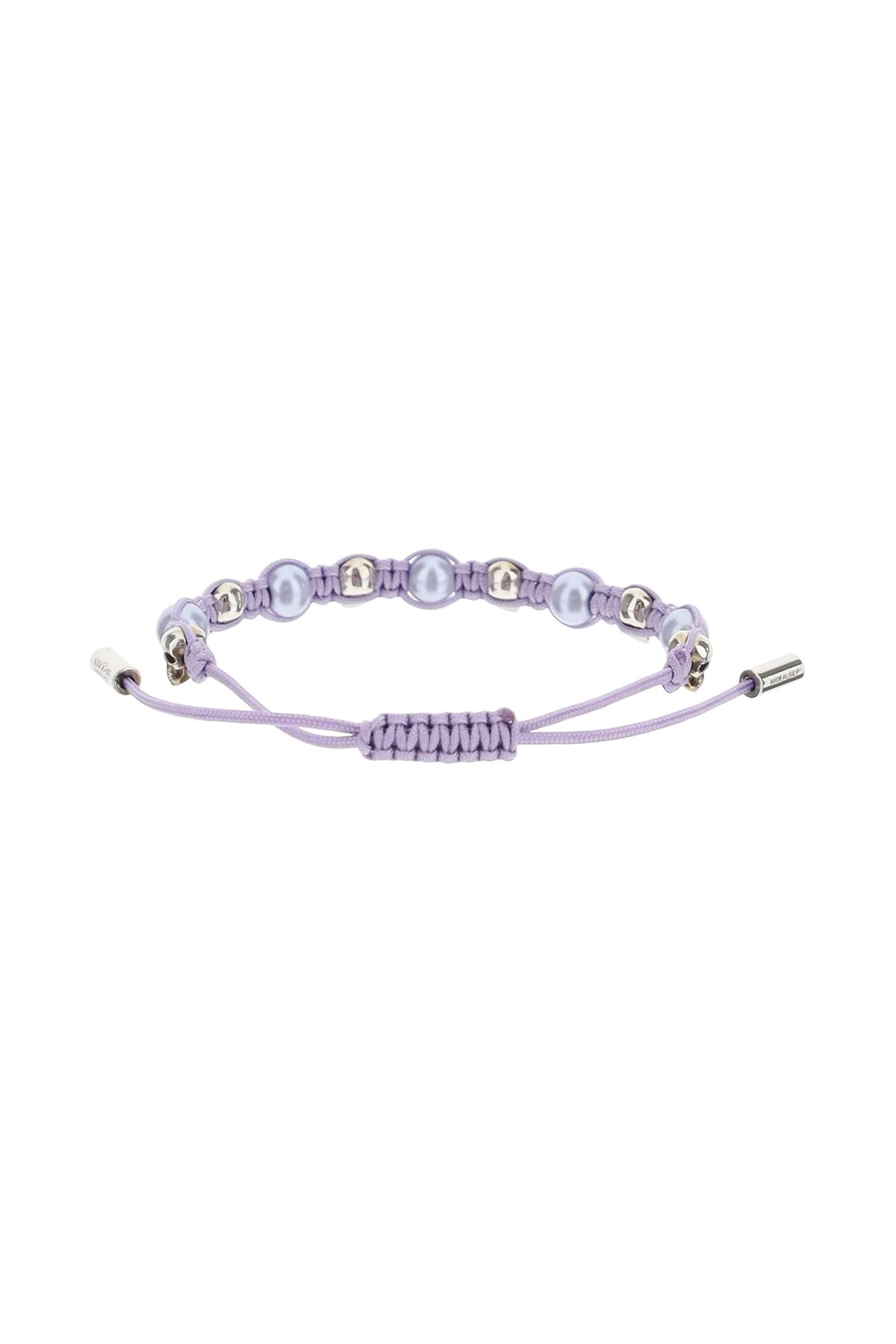 SKULL AND PEARL FRIENDSHIP BRACELET - 2