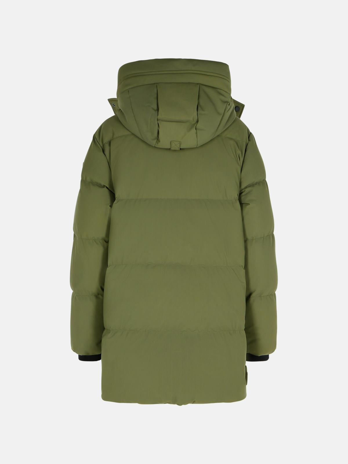 'CHELIA 3Q' GREEN NYLON BLEND PARKA - 3