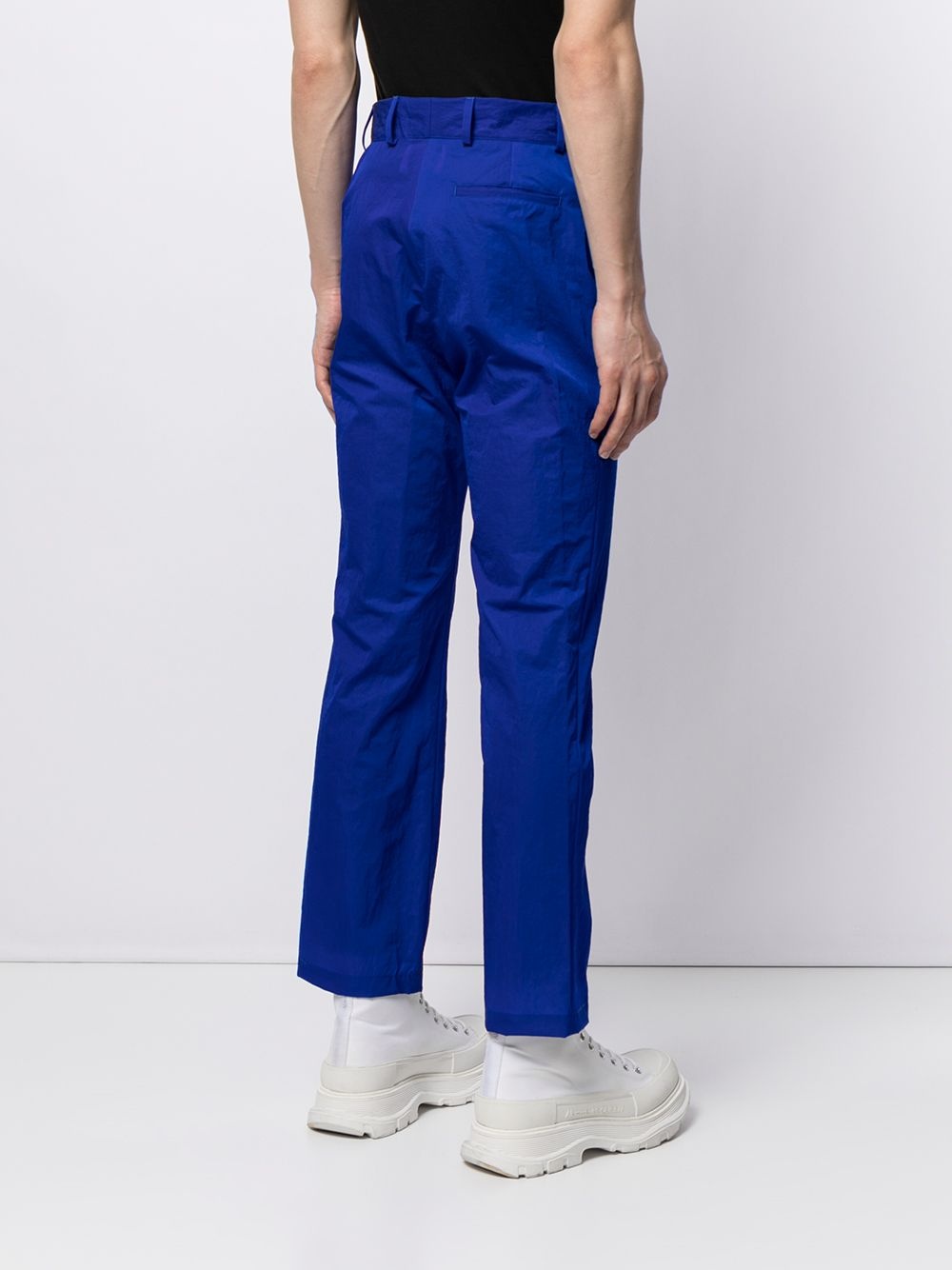 Crinkle tailored trousers - 6