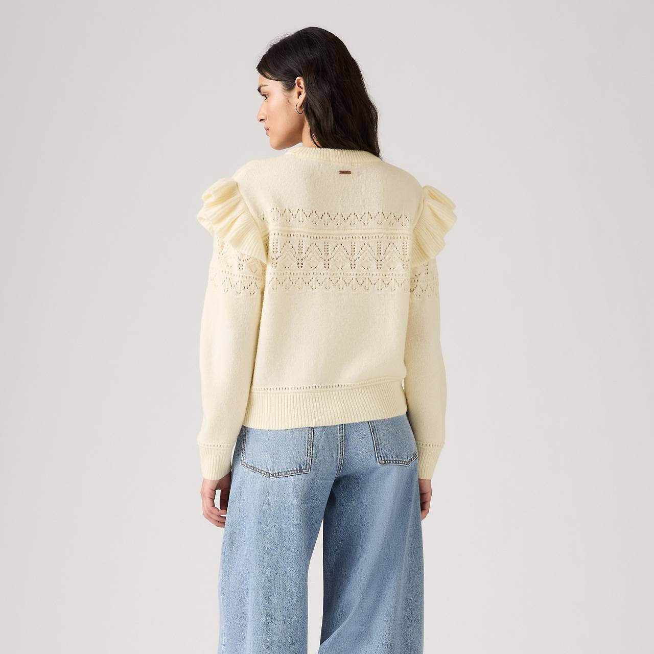 SHANE FLUTTER SLEEVE SWEATER - 4