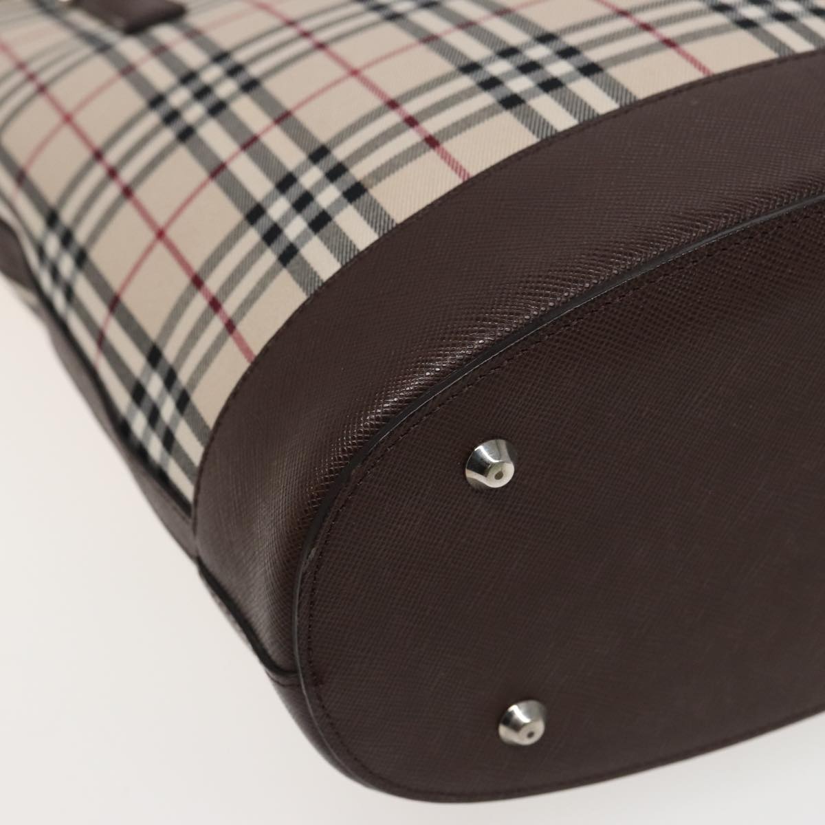 Burberry Nova Check Tote Bag Canvas Beige - 13