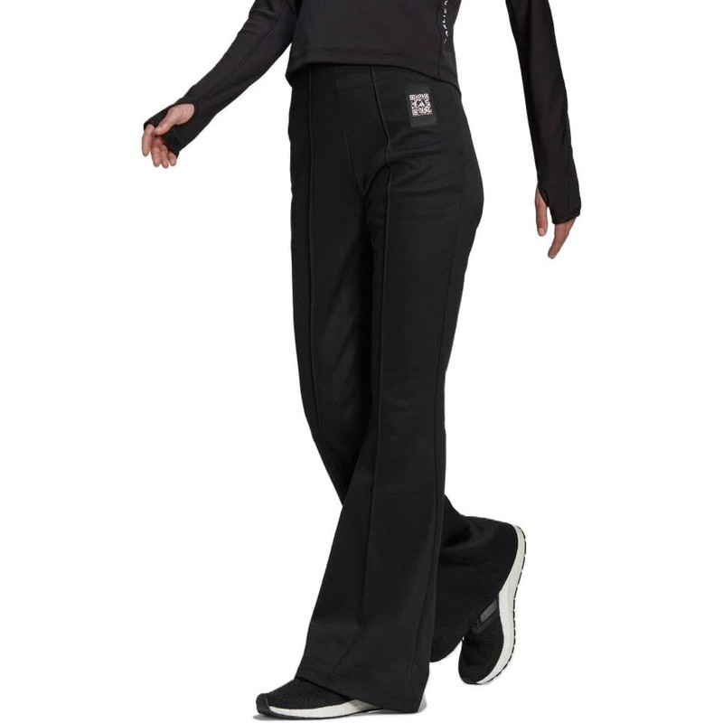 adidas (WMNS) adidas x Karlie Kloss Flared Pants 'Black' HB1451 outlook