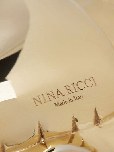 NINA RICCI heart-pendant logo-engraved necklace outlook