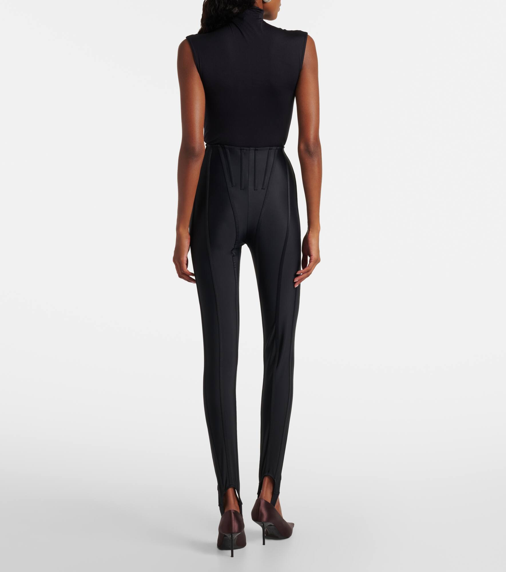 Paneled stirrup leggings - 3