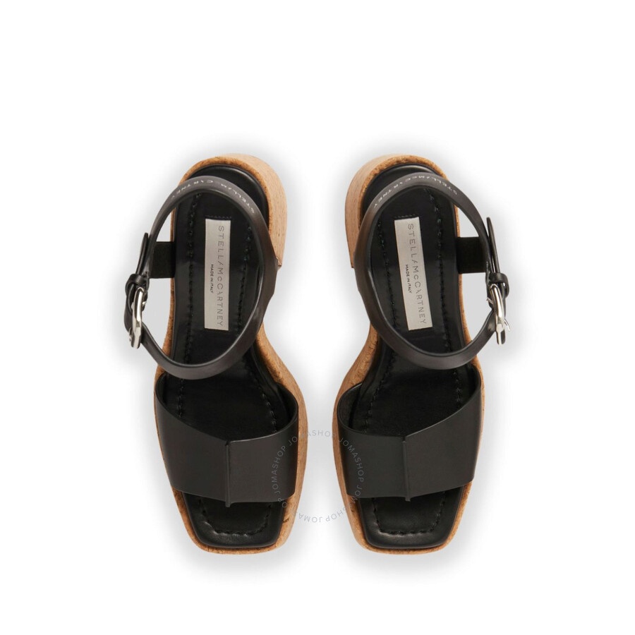 Stella Mccartney Skyla Cork-Platform Sandals - 4