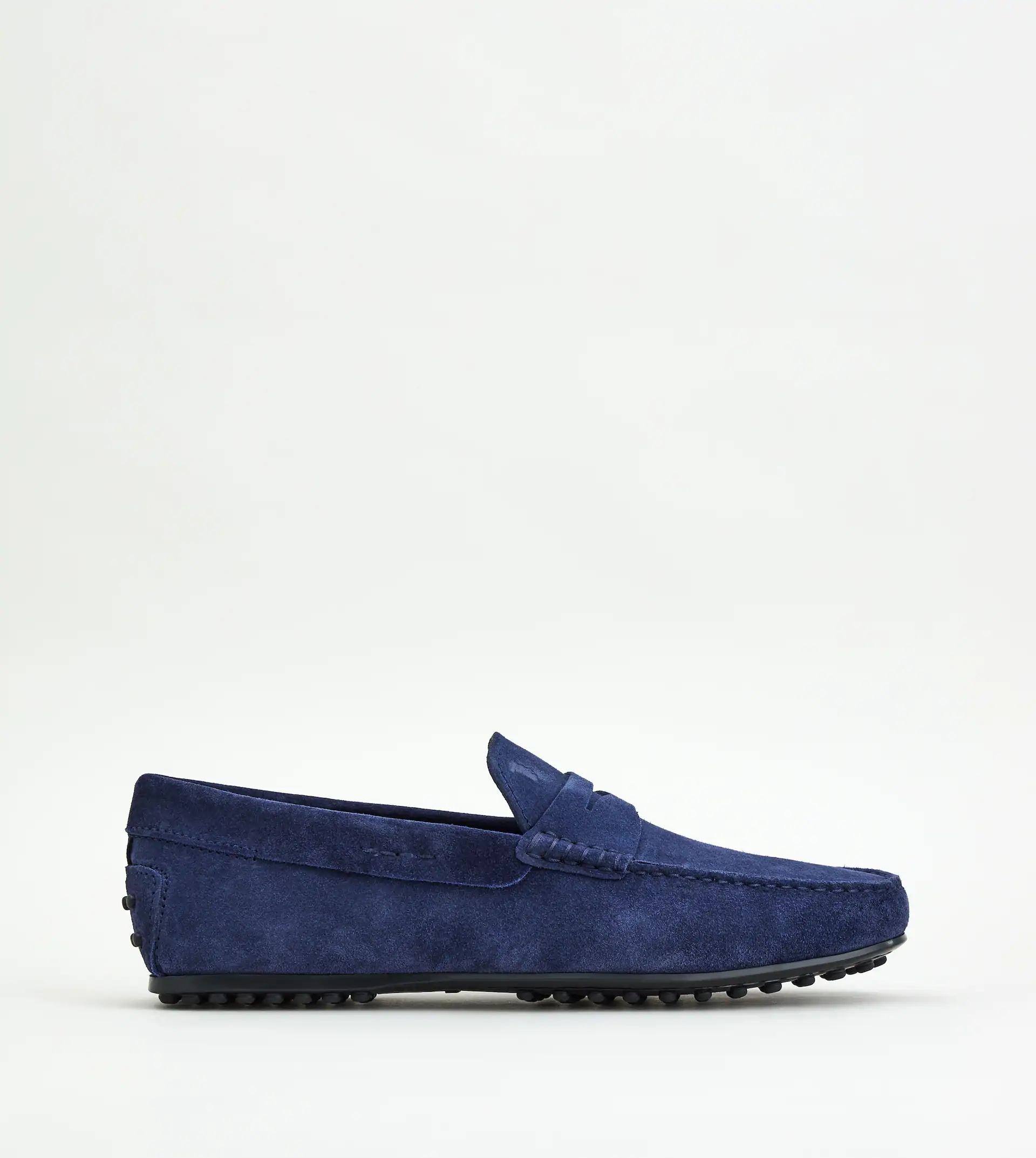 CITY GOMMINO DRIVING SHOES IN SUEDE - BLUE - 1