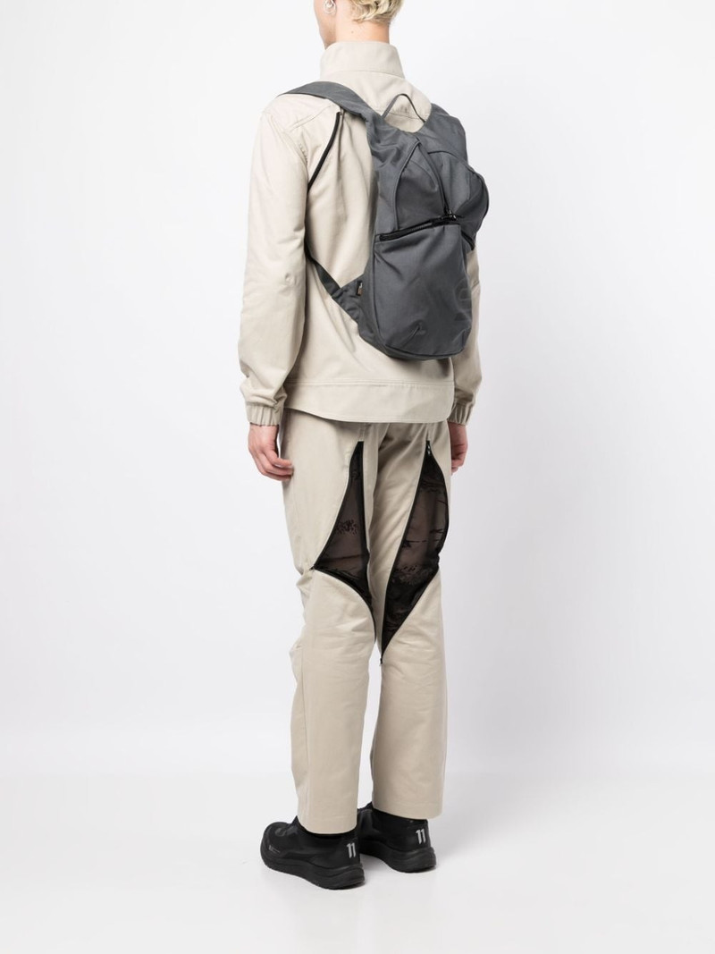 OLLY SHINDER multiple-zip trim backpack outlook