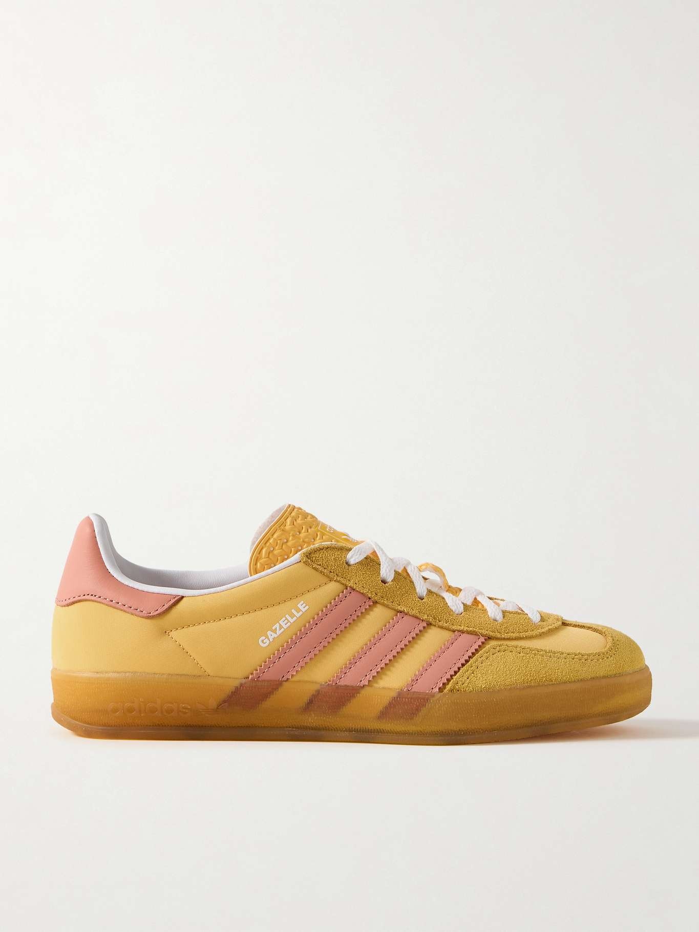 Gazelle Indoor leather and suede-trimmed nylon sneakers - 1