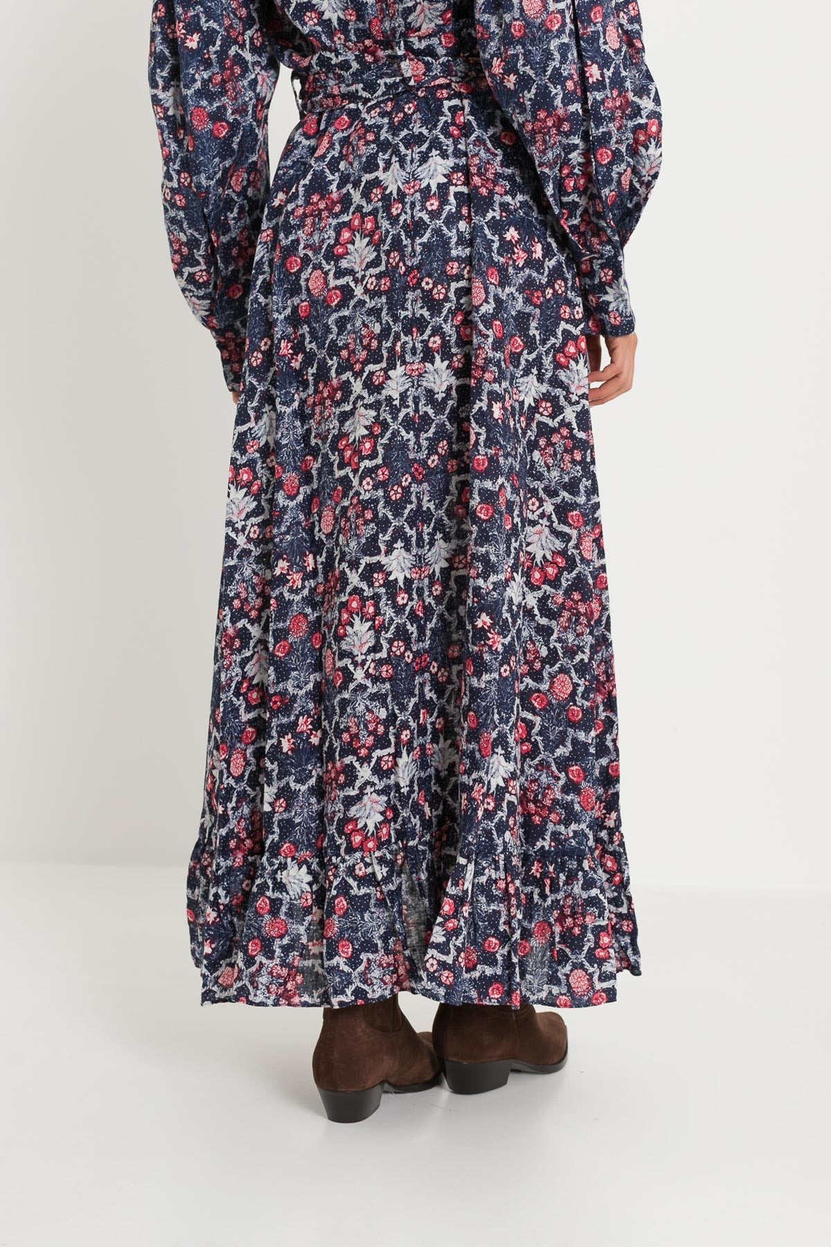 Isabel Marant Etoile Women Wrap Long Skirt With Flounce - 2