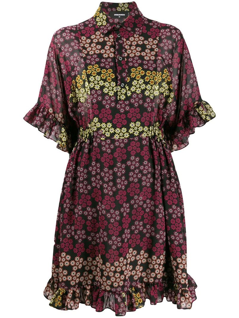 floral print shirt dress 1