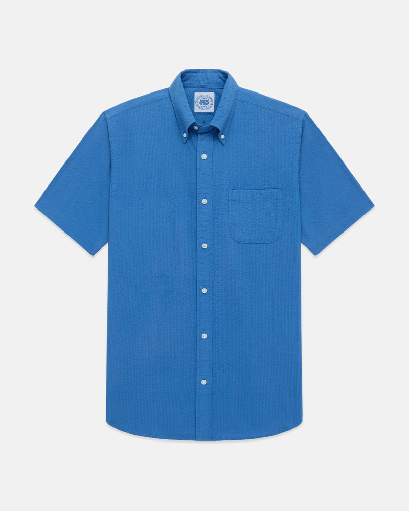 J. PRESS SHORT SLEEVE SEERSUCKER SPORT SHIRT - CLASSIC FIT outlook