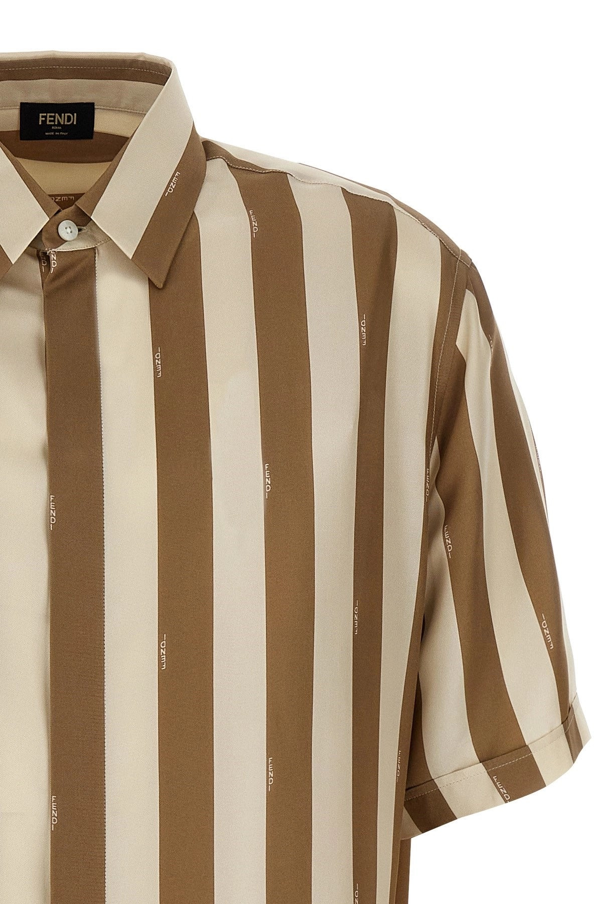 Fendi Men Pequin Shirt - 4