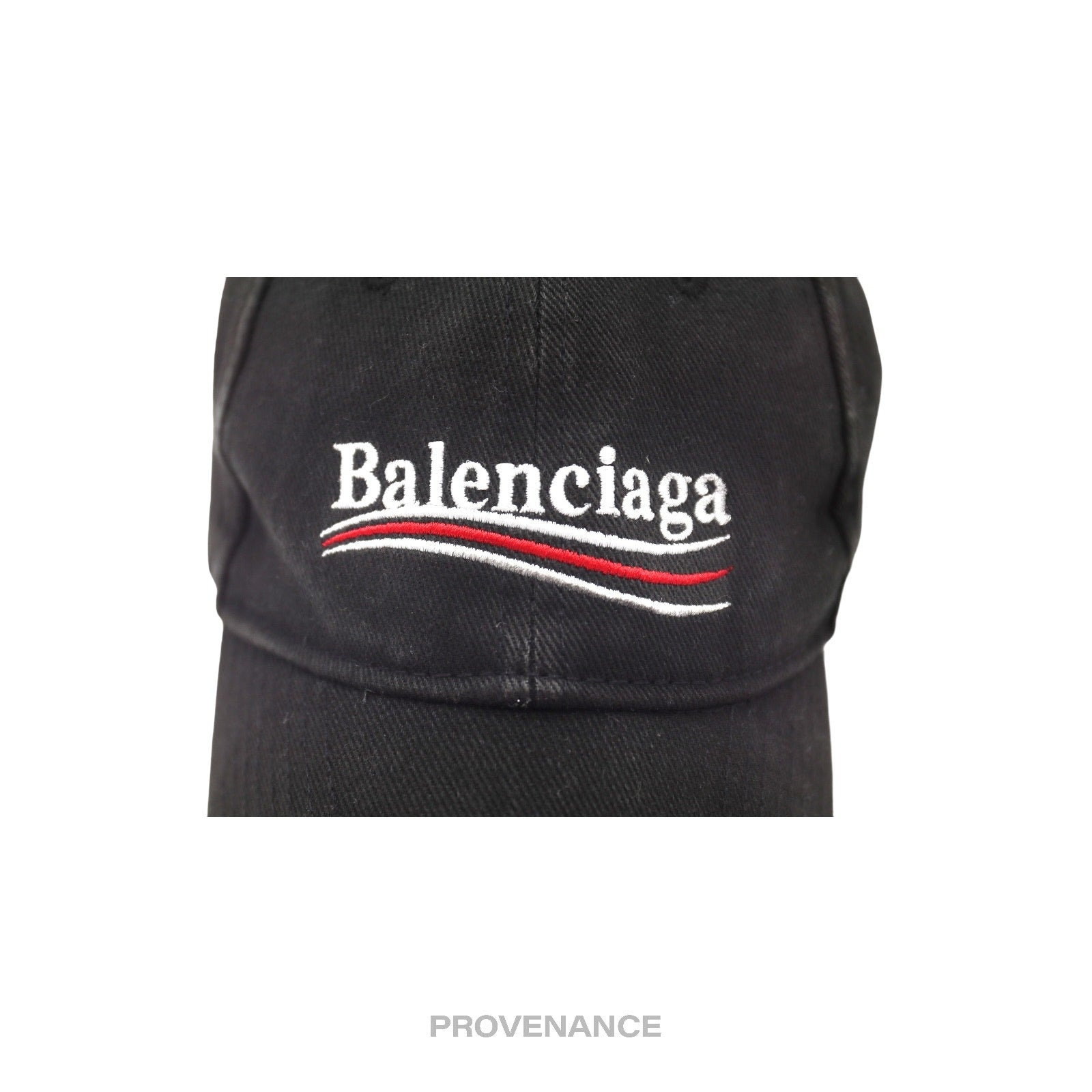 Balenciaga Political Campaign Cap Hat - Washed Black - 6