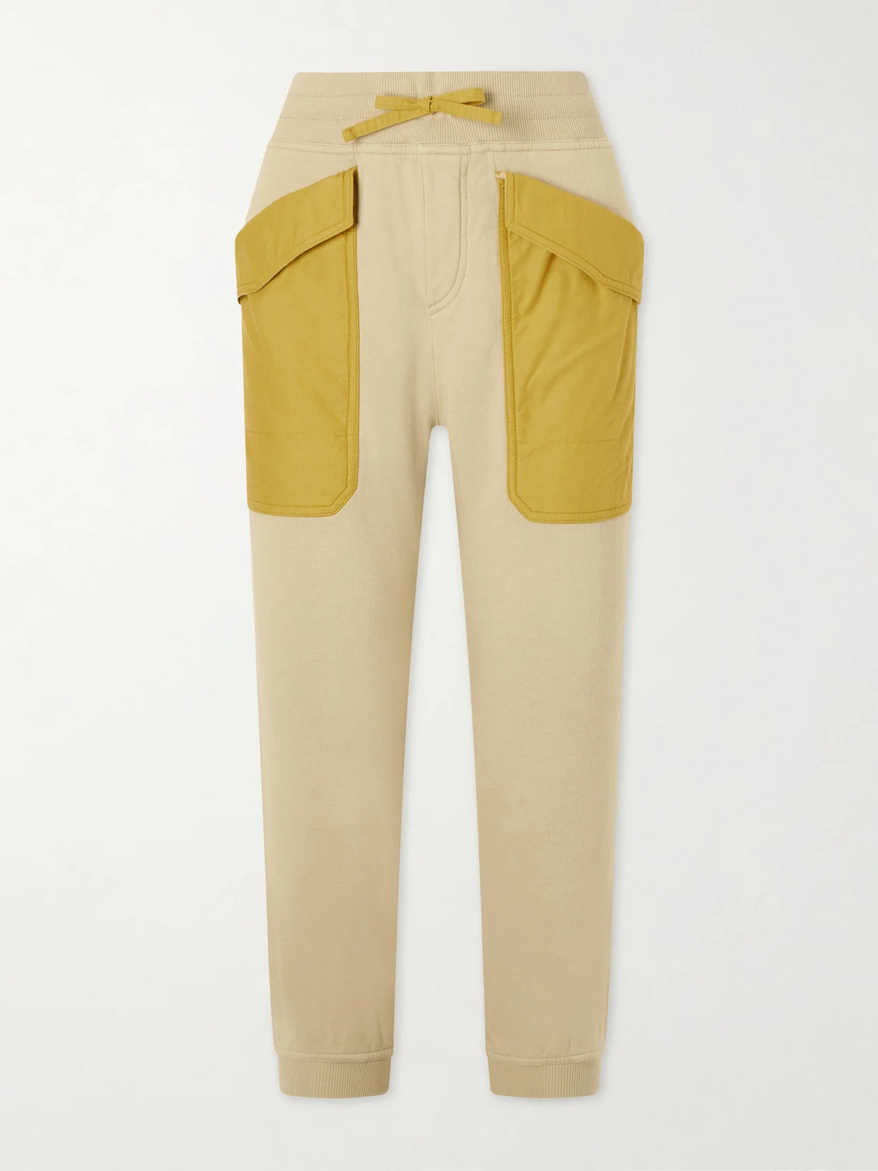 Rose Cotton-jersey Track Pants - 1