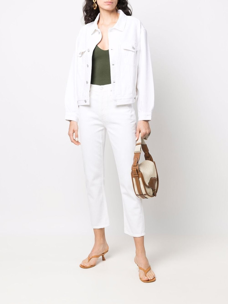 AGOLDE high-waist cropped jeans outlook