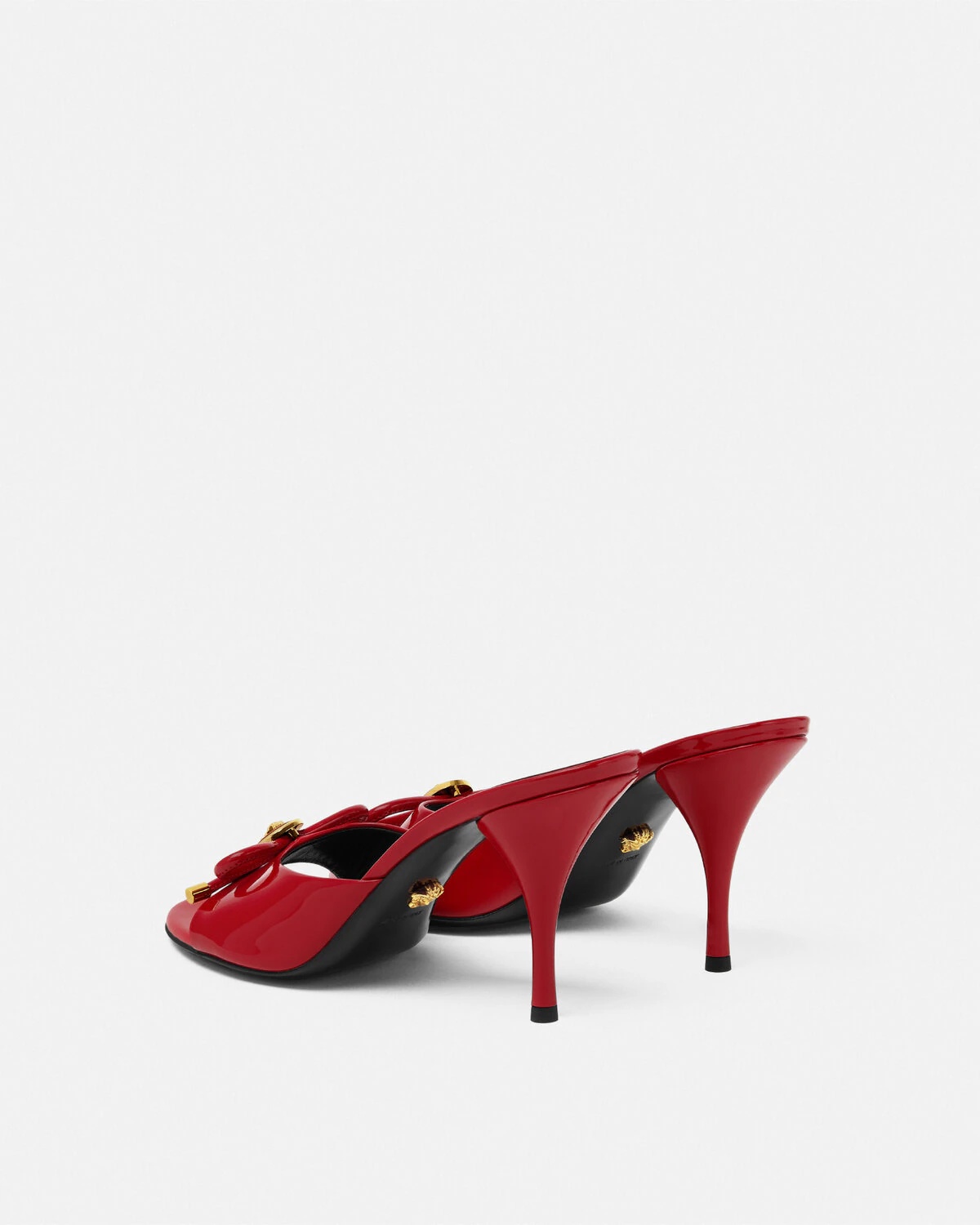 Opera Bow Patent Mules 85 mm - 4