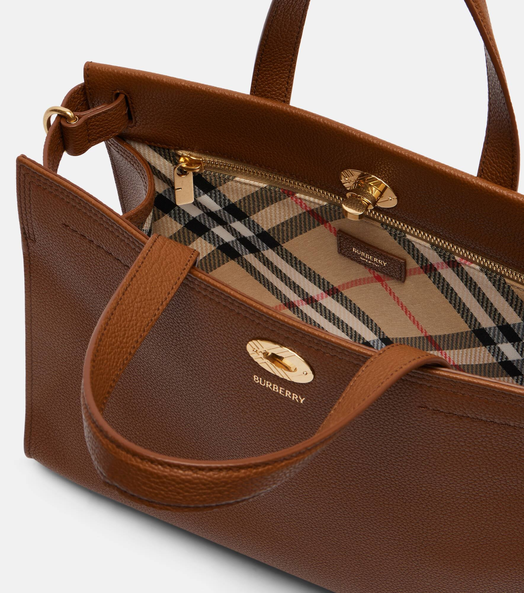 Cotswolds Small leather tote bag - 3
