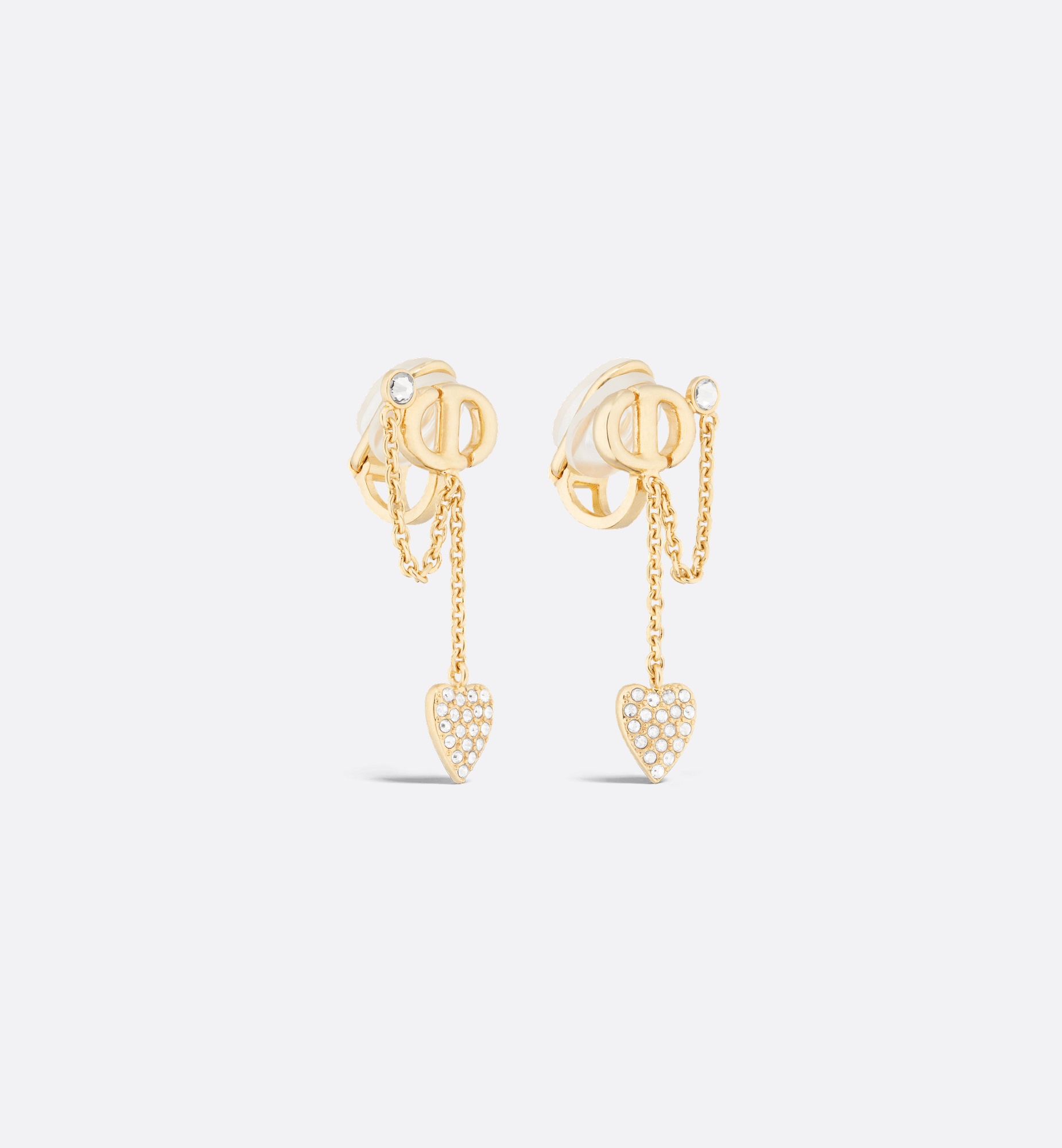 CD Navy Clip-On Earrings 2