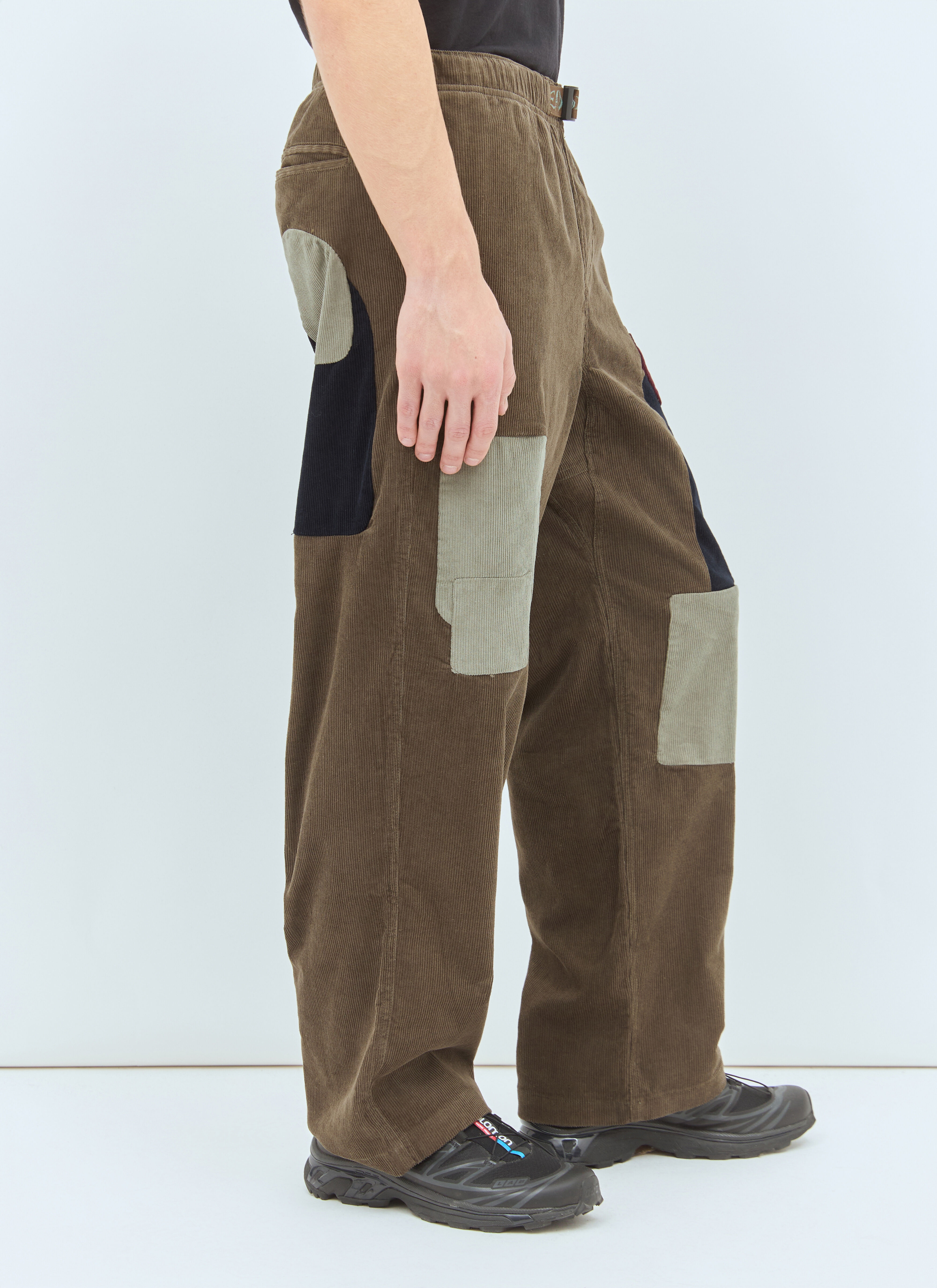 Cord Climber Patchwork Pants - 4
