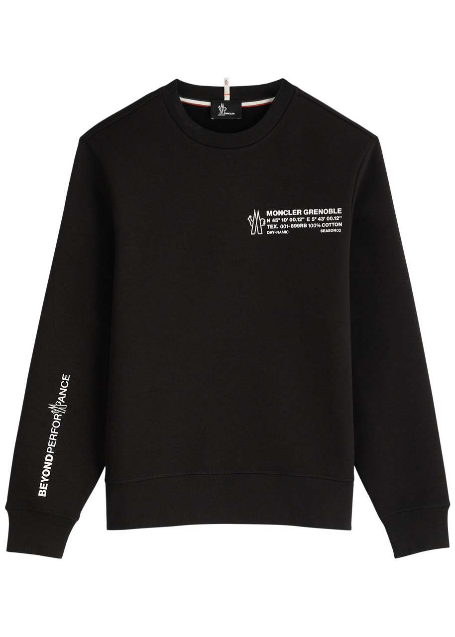 Moncler Grenoble Day-Namic Logo-print Jersey Sweatshirt - 1