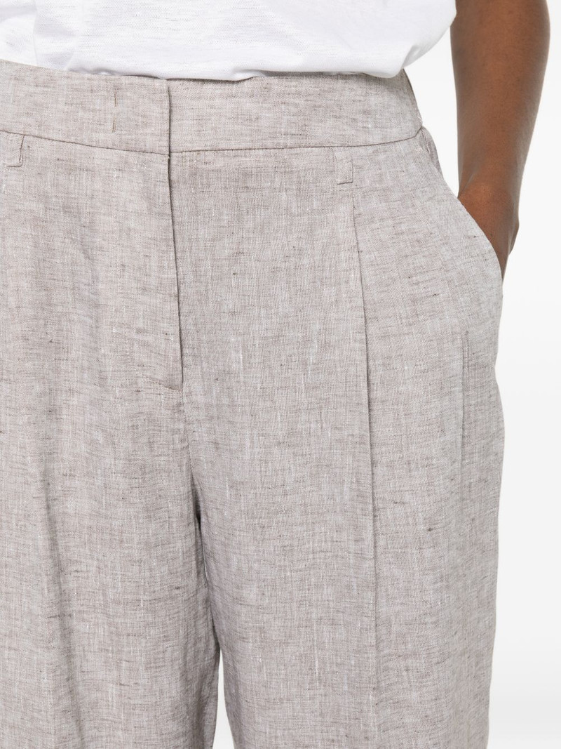 pleated-design trousers 5