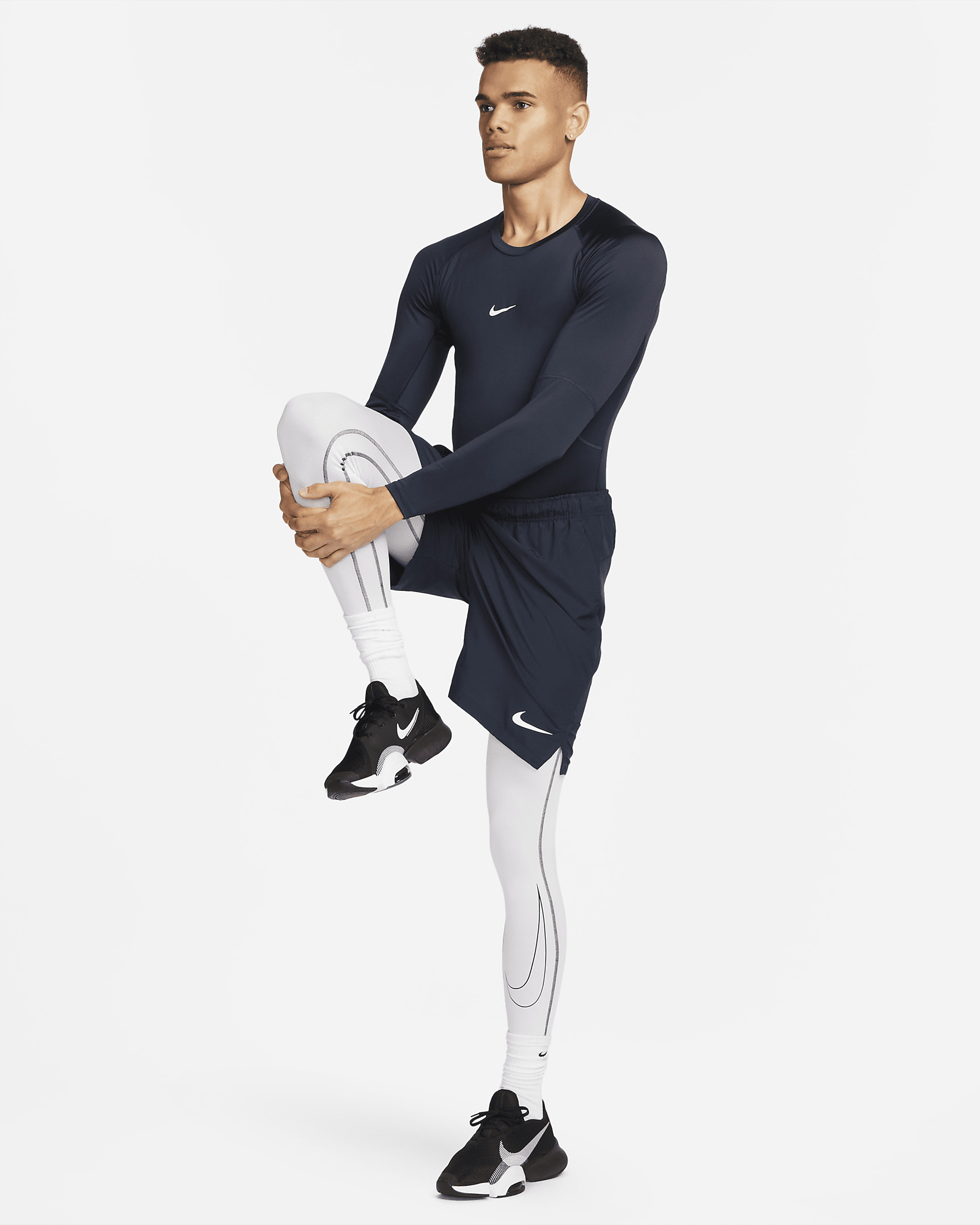 Nike Pro Men's Dri-FIT Tight Long-Sleeve Fitness Top - 5