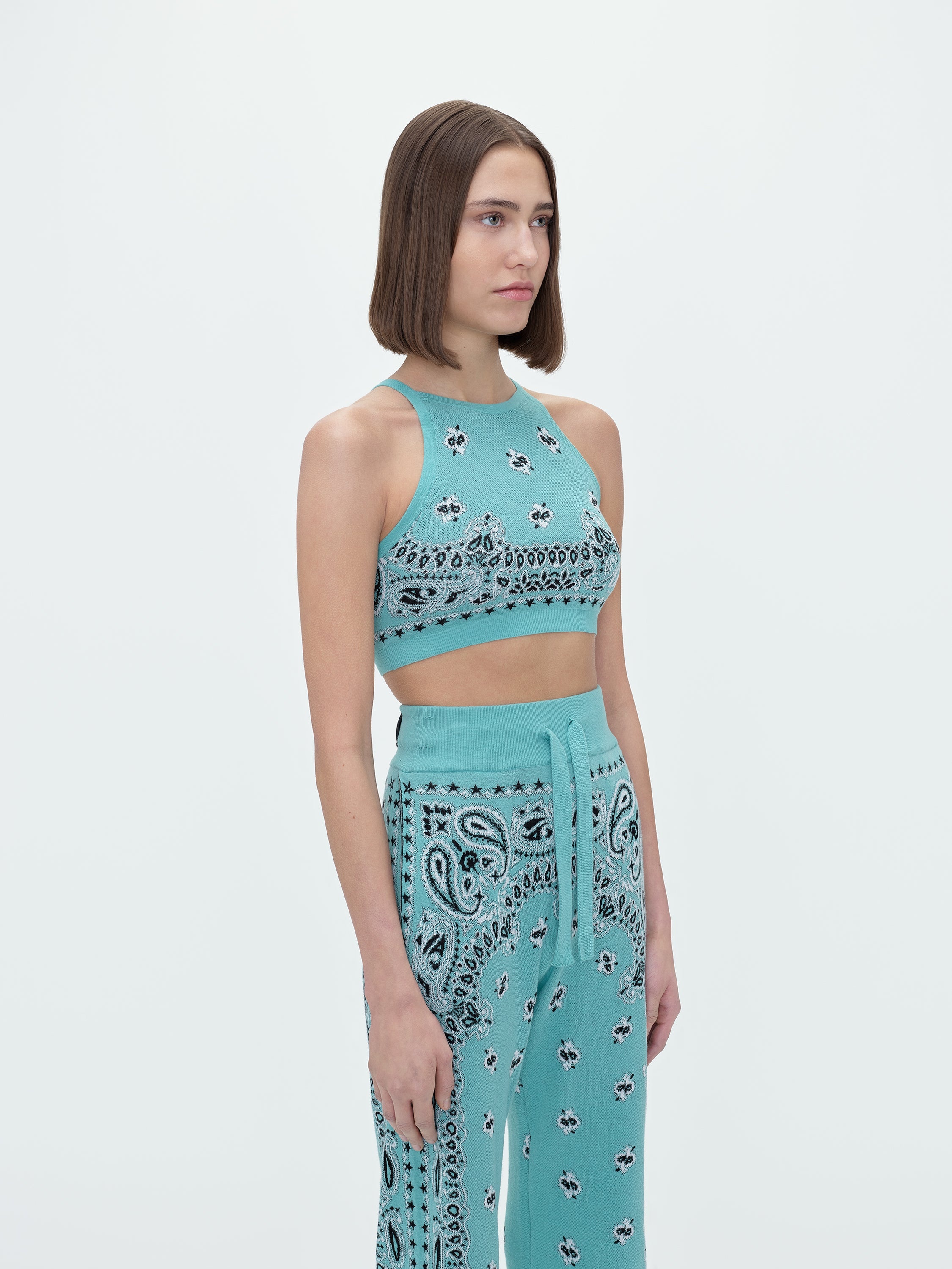 CROPPED BANDANA TANK - 3