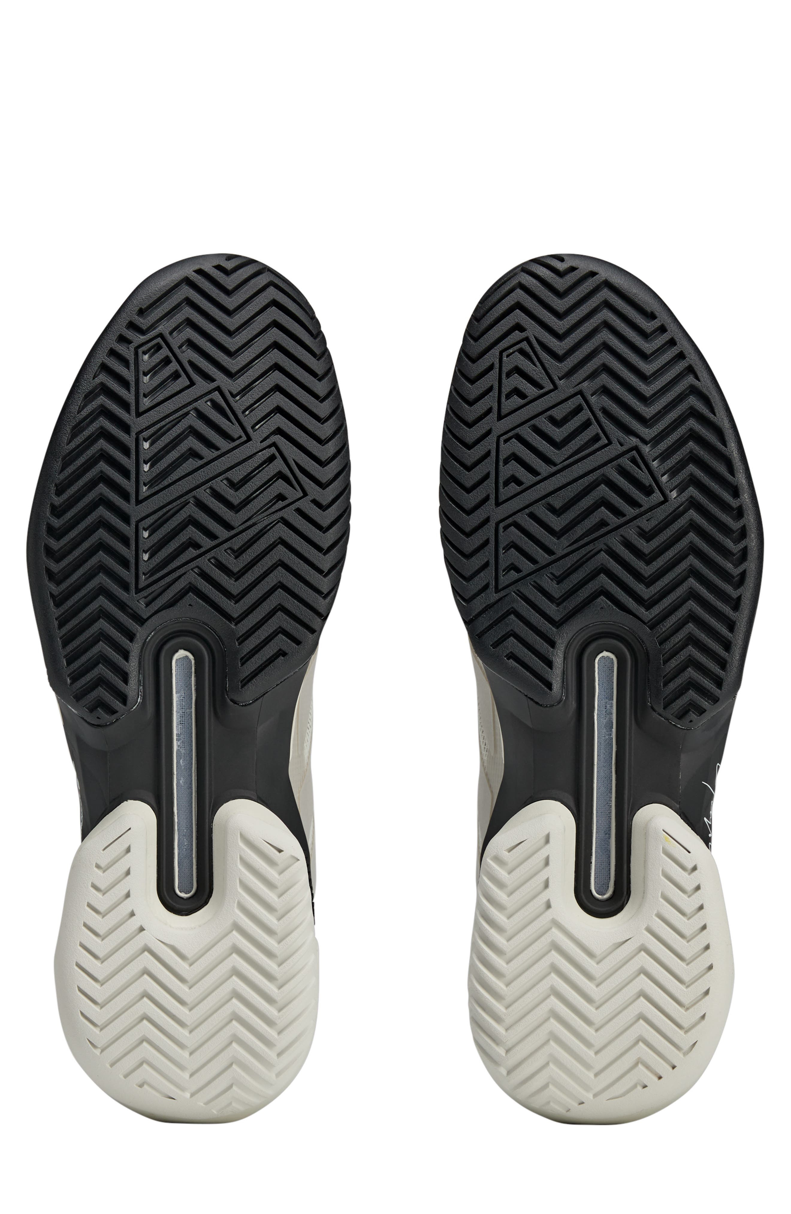 Y-3 Adizero Ubersonic 5 Tennis Shoe in Orbit Grey/Black/White at Nordstrom - 4