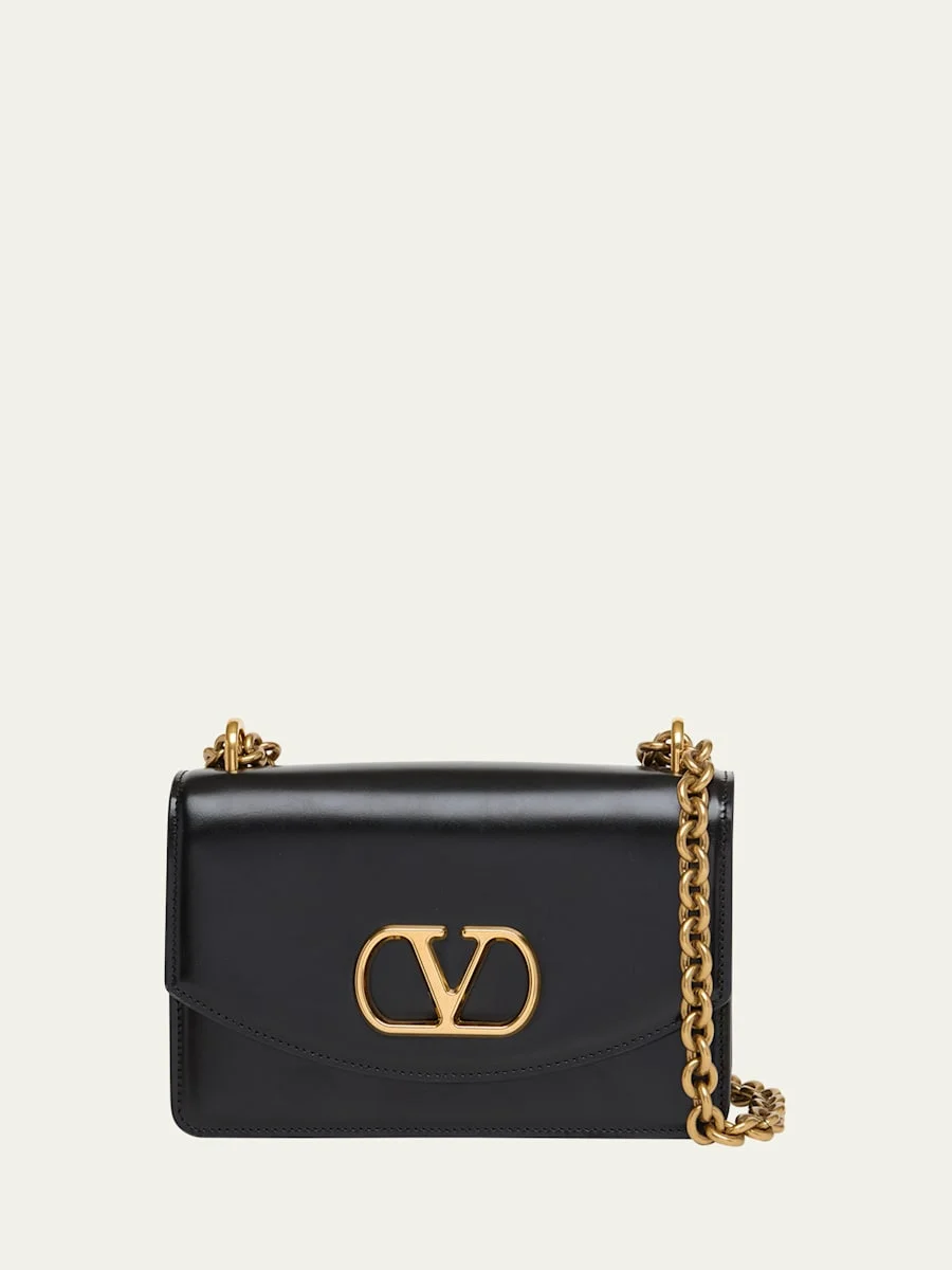 Men's Vain VLogo Leather Shoulder Bag - 1