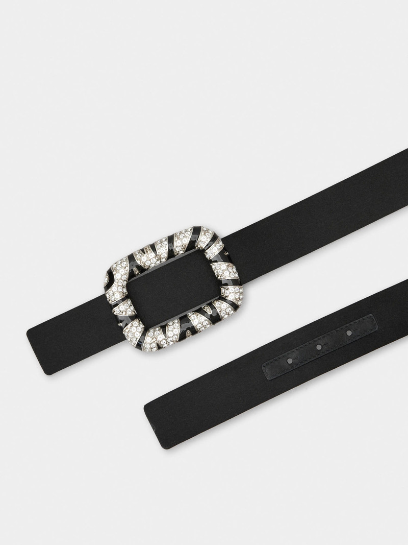 Viv' Choc Belt in satin 2