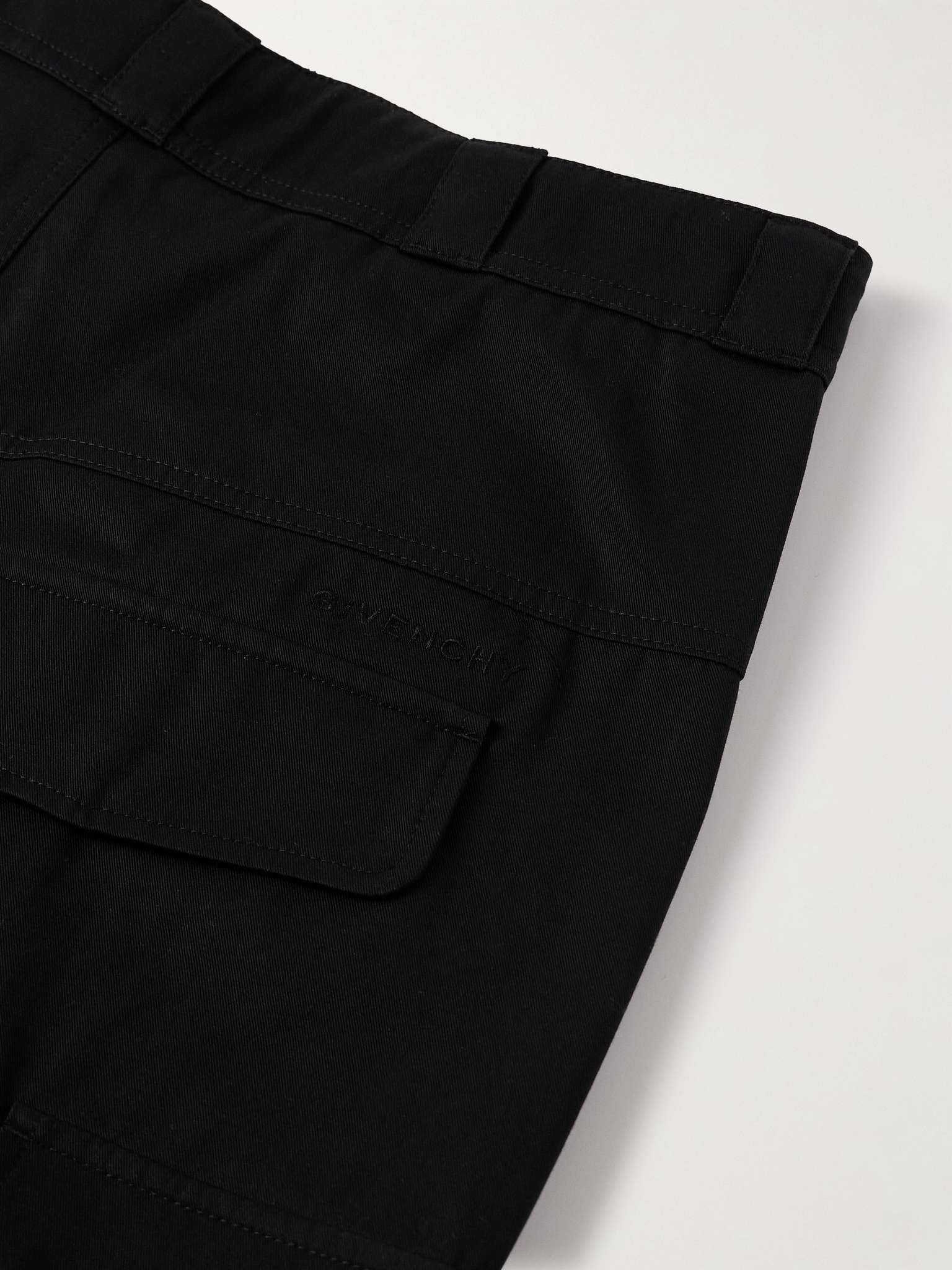 Wide-Leg Embellished Cotton-Twill Cargo Trousers - 5