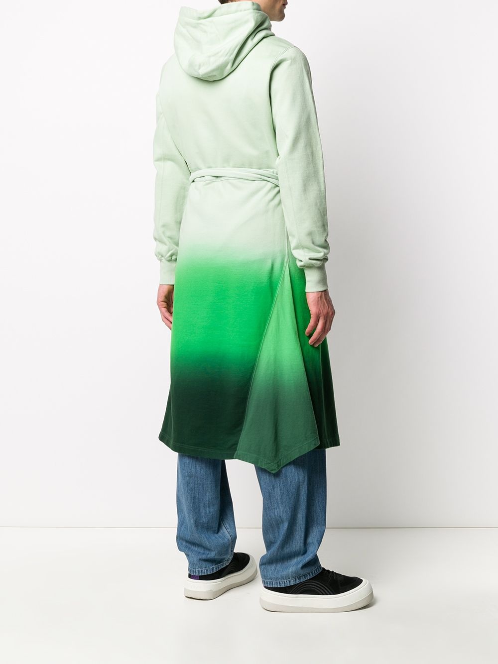 gradient long hoodie - 4