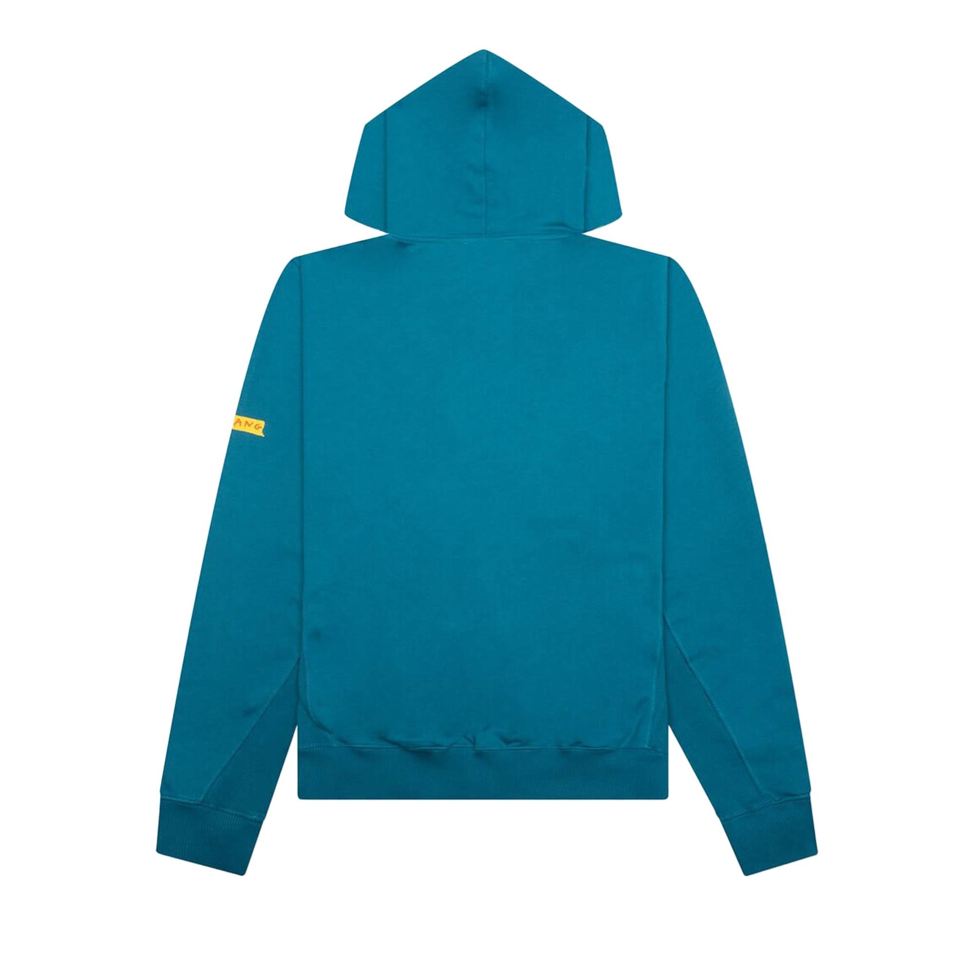 Helmut Lang Scribble Logo Hoodie 'River' - 2