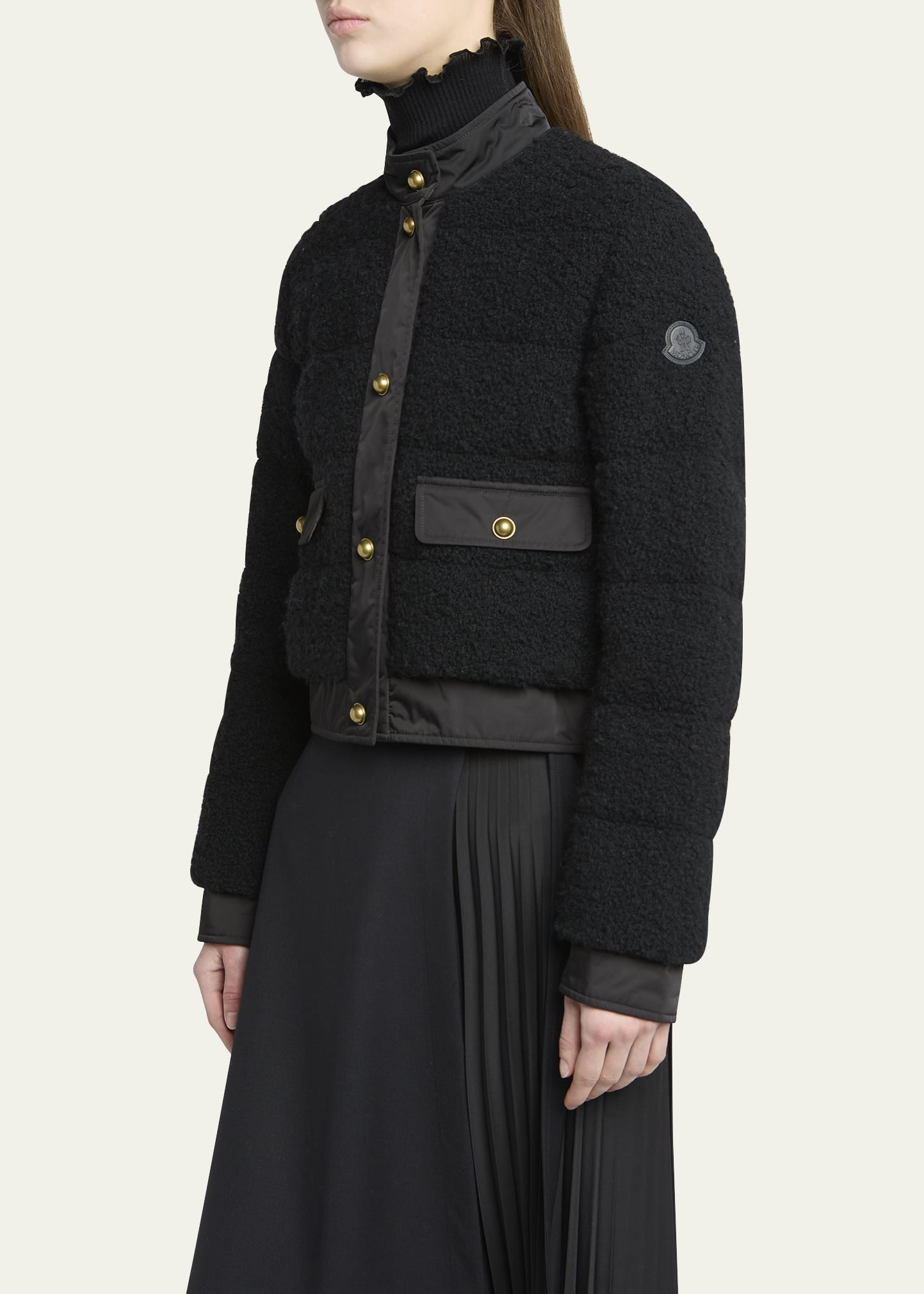 Blandy Tweed Short Down Jacket - 4