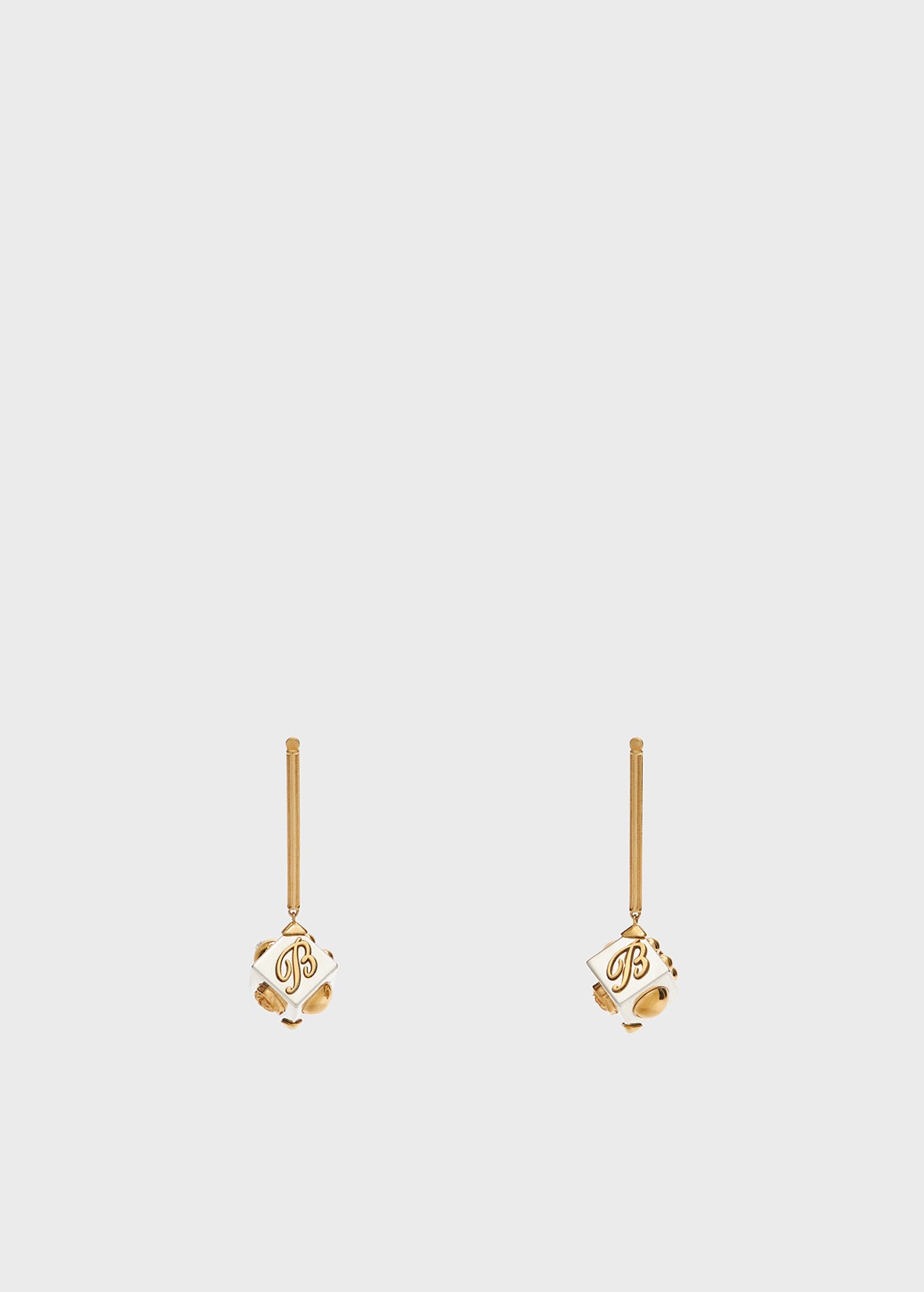 METAL DROP EARRINGS - 1