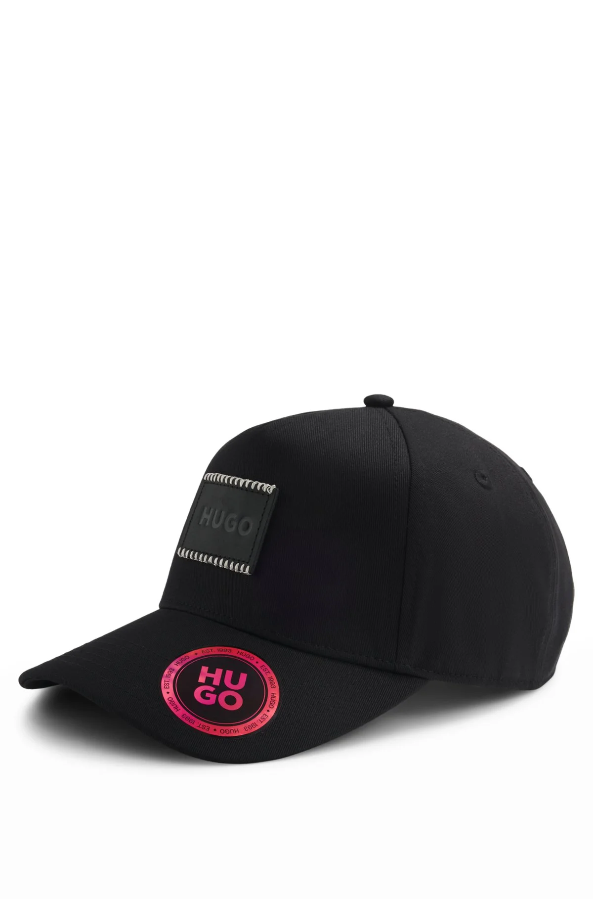 COTTON-TWILL CAP WITH LOGO PATCH - 1