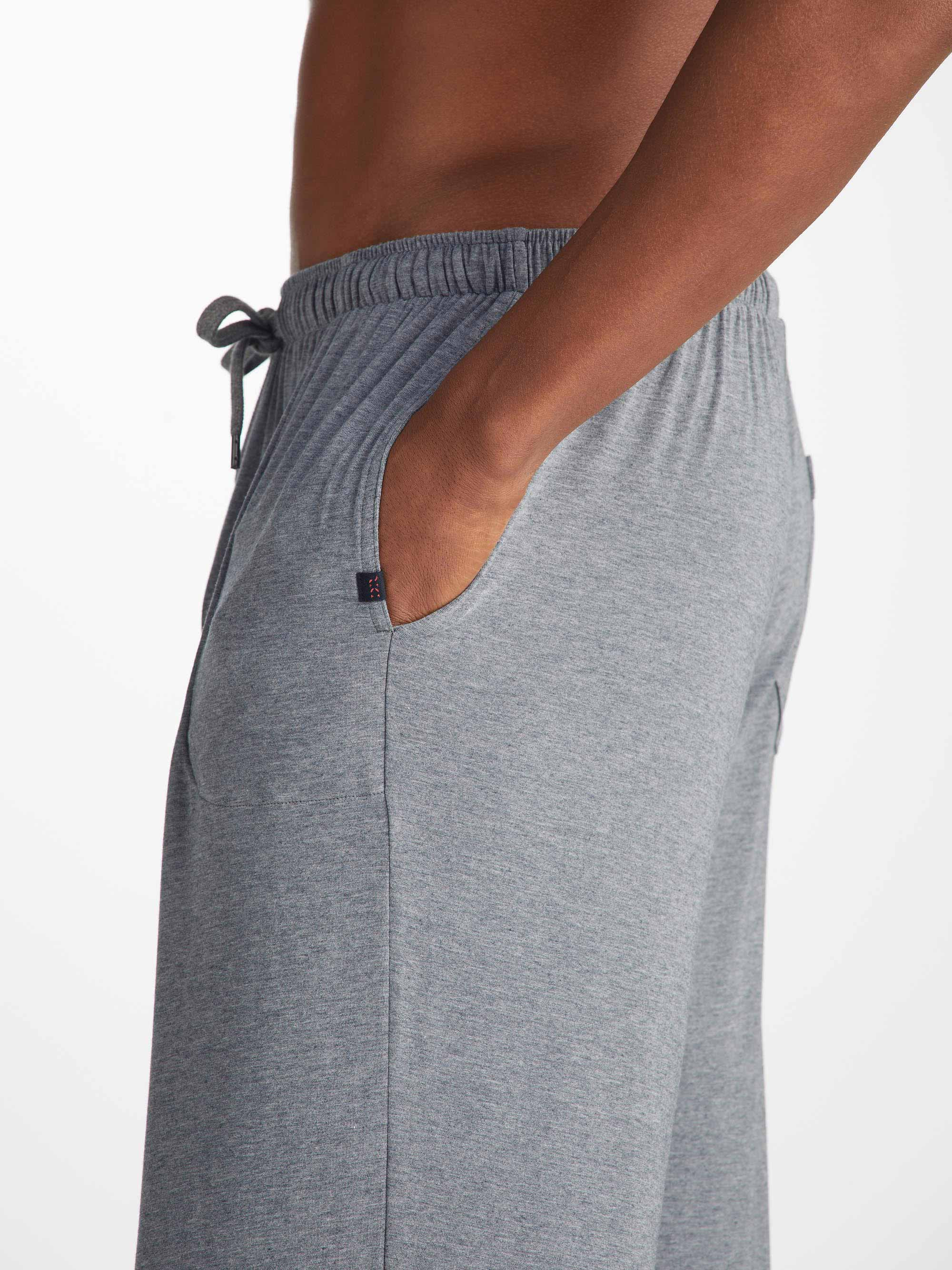 Men's Lounge Trousers Marlowe Micro Modal Stretch Charcoal - 7