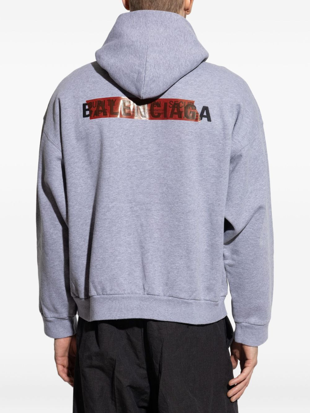 logo-print hoodie - 4