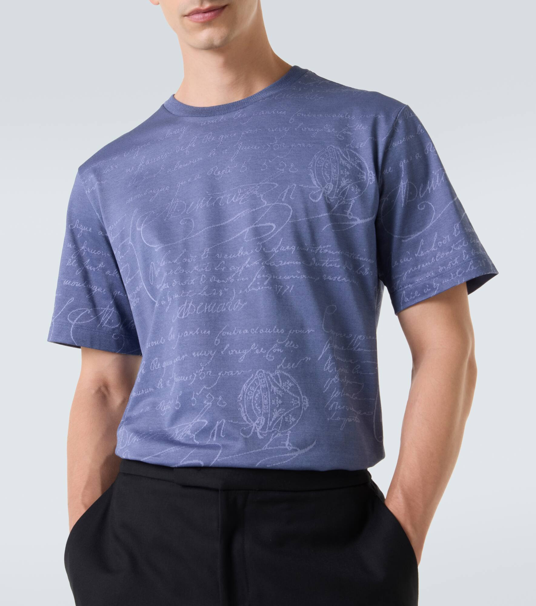 Printed cotton jersey T-shirt - 5