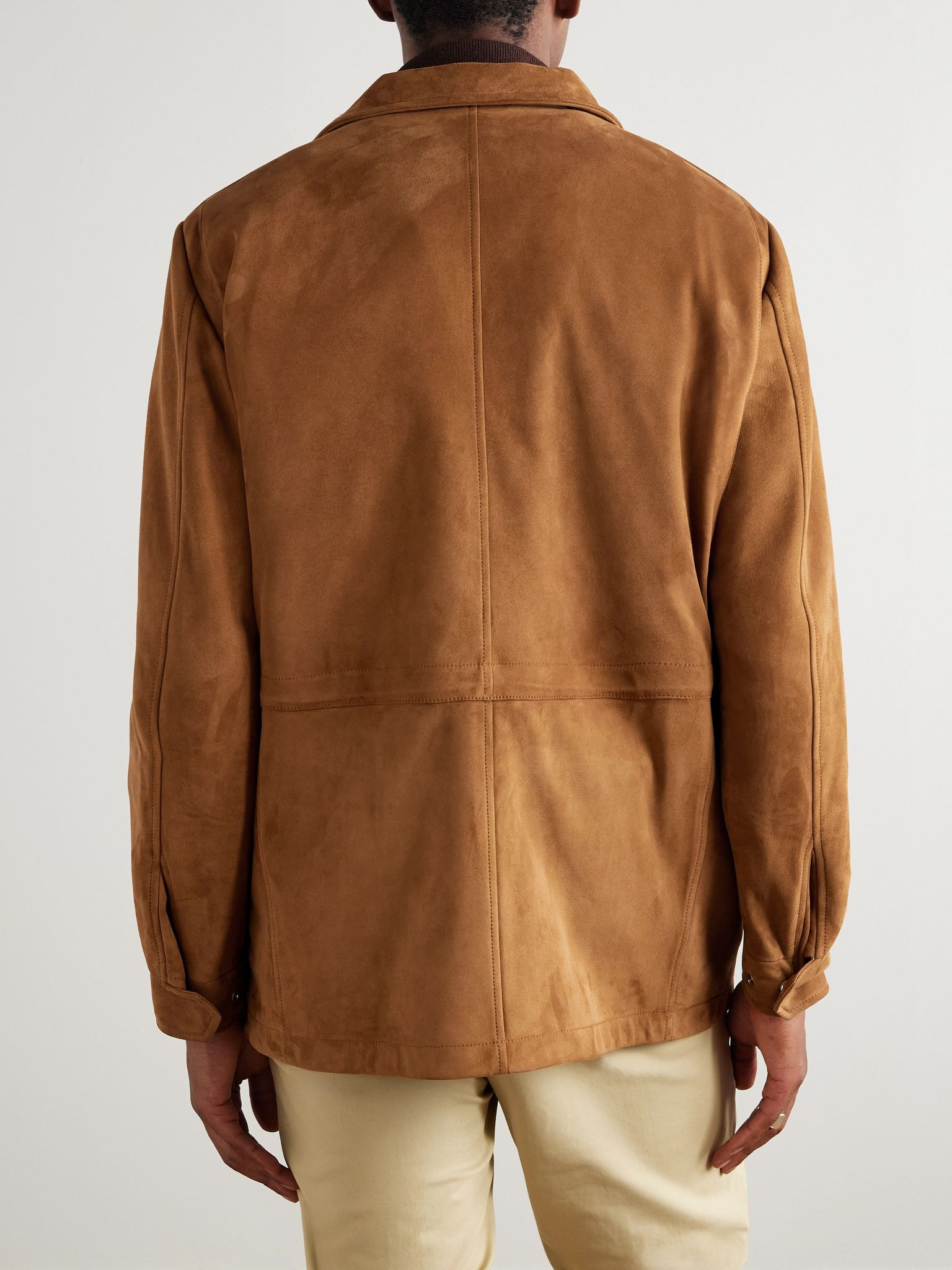 Suede Field Jacket Tan - 4