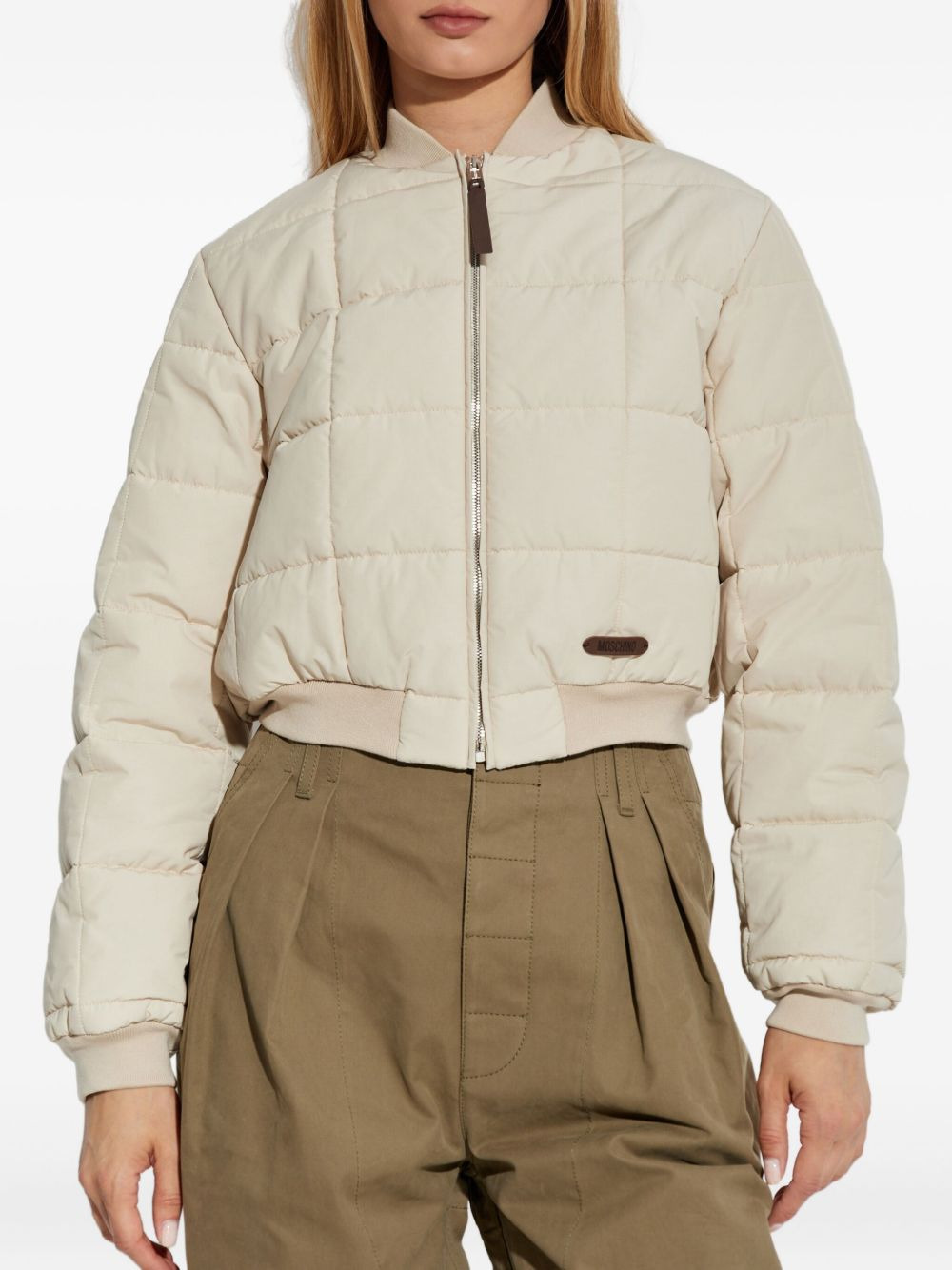 quilted bomber jacket - 3