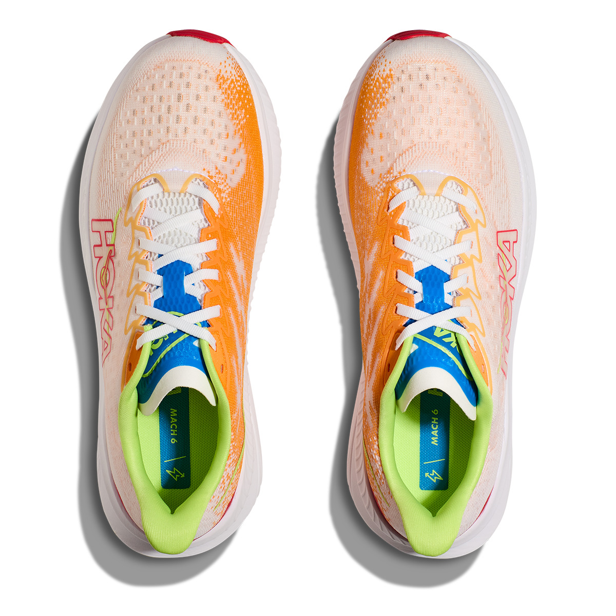 Hoka Mach 6 - White - Solar Flare - 3