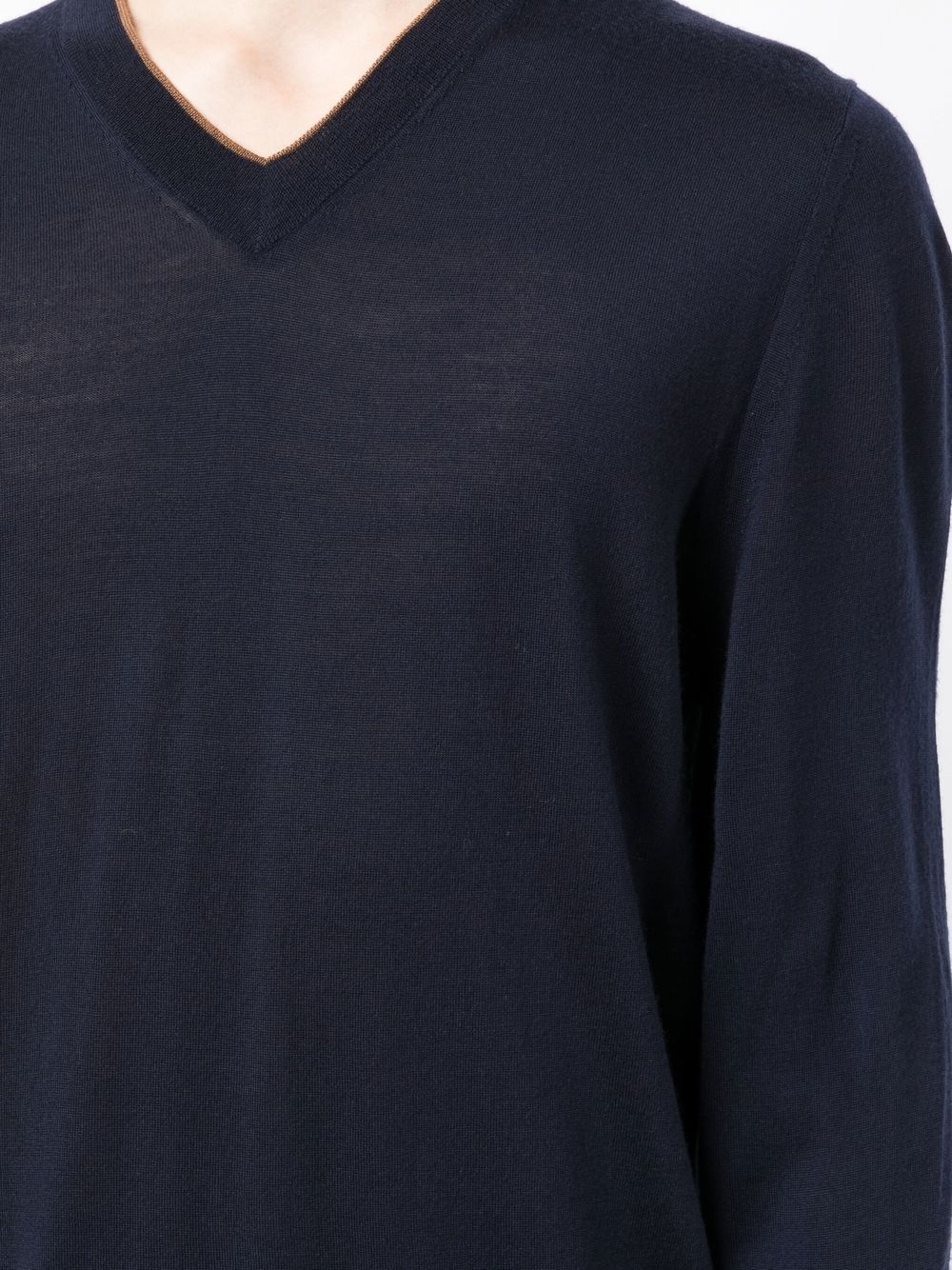 V-neck merino jumper - 5