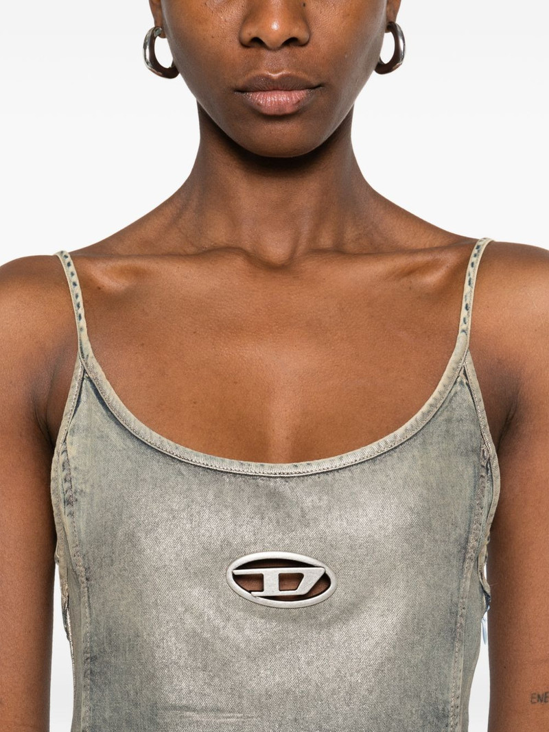 De-Vera-S logo-detail midi dress 5