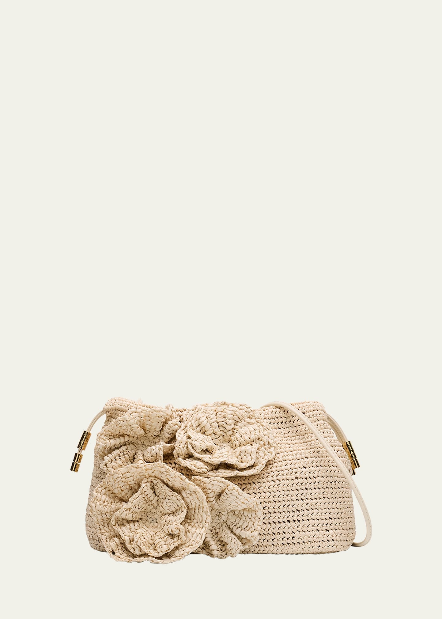 Lali Floral Crochet Pouch Clutch Bag - 1