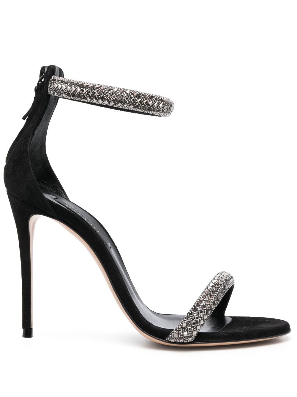 Scarlet Stratosphere  100mm crystal-embellished sandals - 1