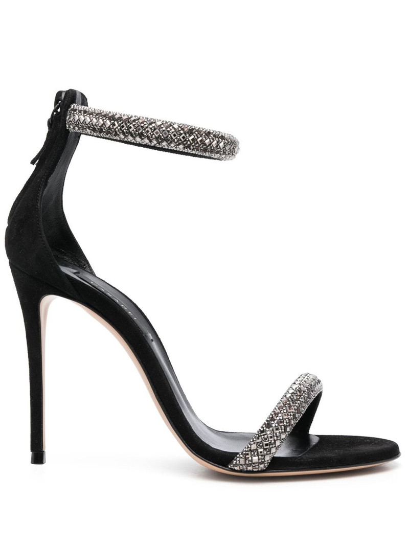 Scarlet Stratosphere 100mm crystal-embellished sandals 1