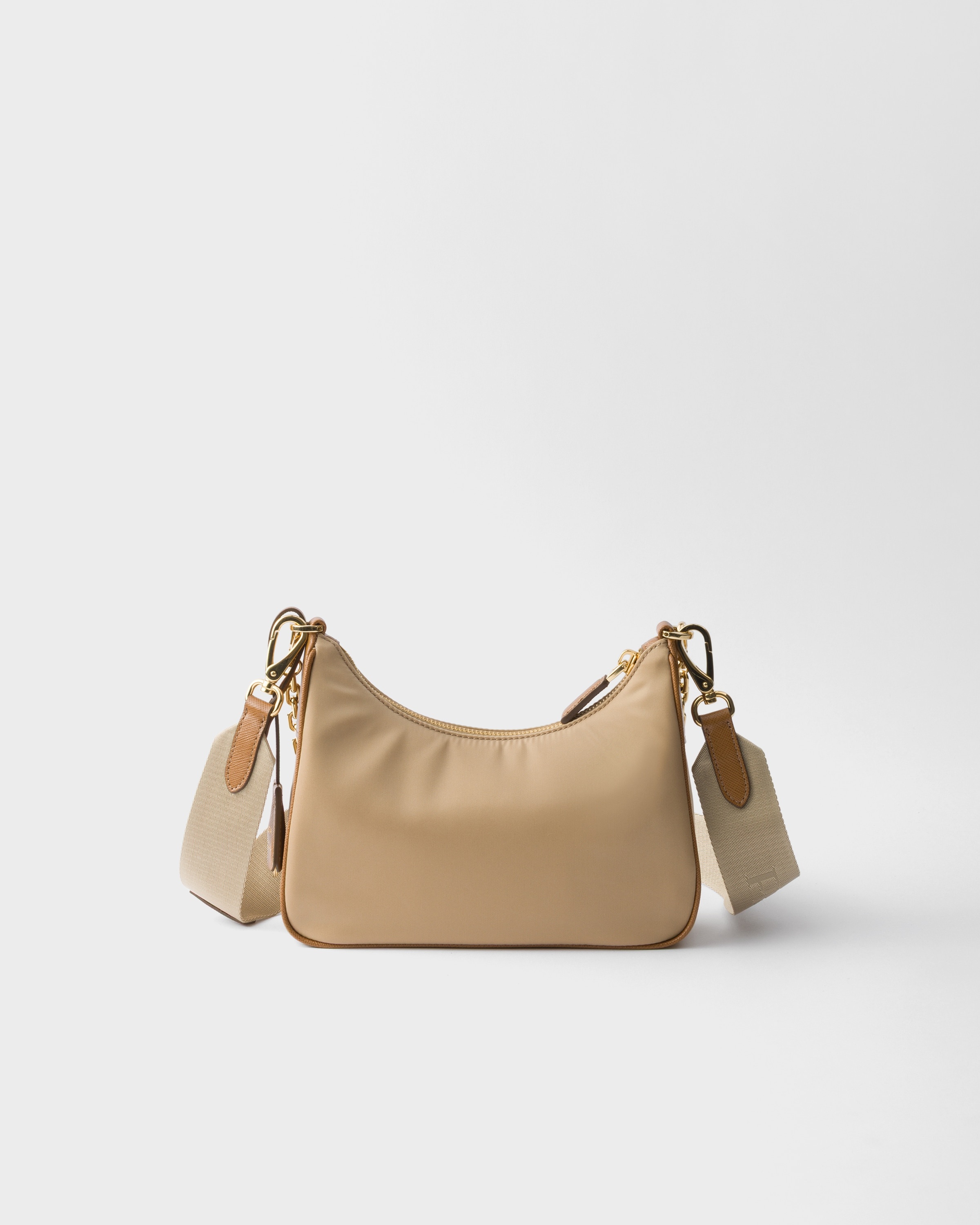 Prada Re-Edition 2005 Re-Nylon and Saffiano leather bag with charm - 3